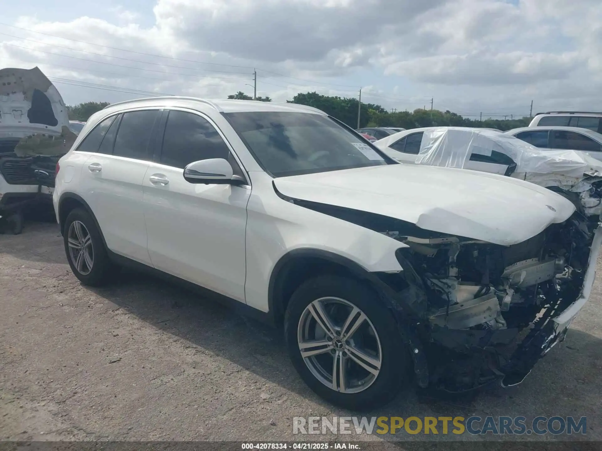 1 Photograph of a damaged car W1N0G8DB6MV296200 MERCEDES-BENZ GLC 300 2021