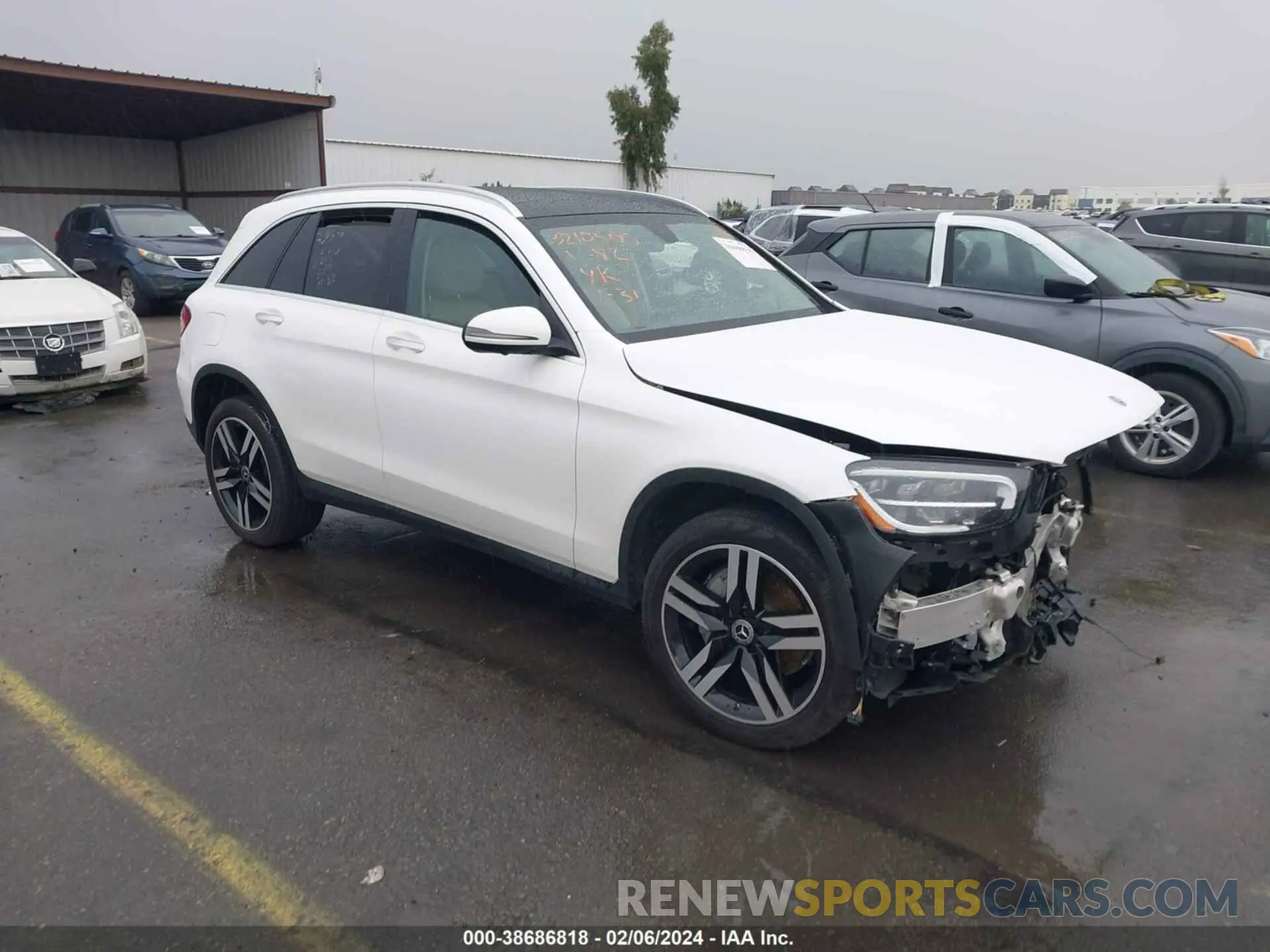 1 Photograph of a damaged car W1N0G8DB9MV267631 MERCEDES-BENZ GLC 300 2021
