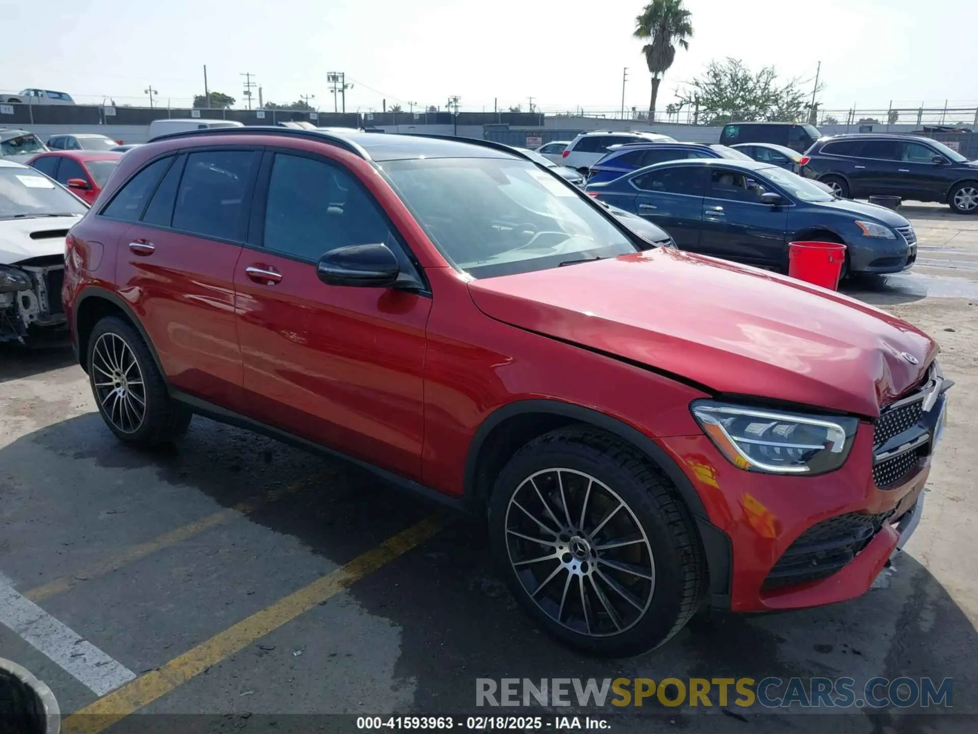 1 Photograph of a damaged car W1N0G8DBXMV265290 MERCEDES-BENZ GLC 300 2021