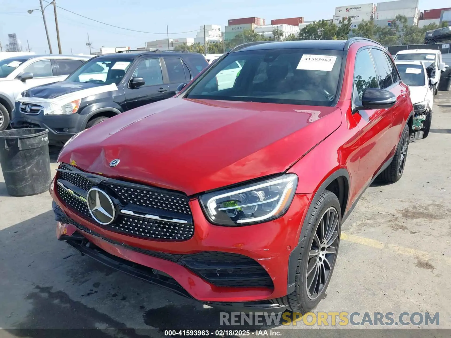 6 Photograph of a damaged car W1N0G8DBXMV265290 MERCEDES-BENZ GLC 300 2021