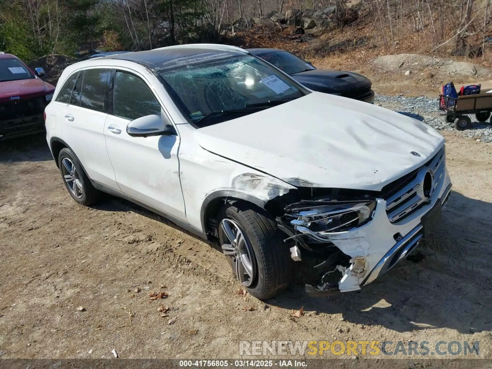 1 Photograph of a damaged car W1N0G8EB1MV303830 MERCEDES-BENZ GLC 300 2021