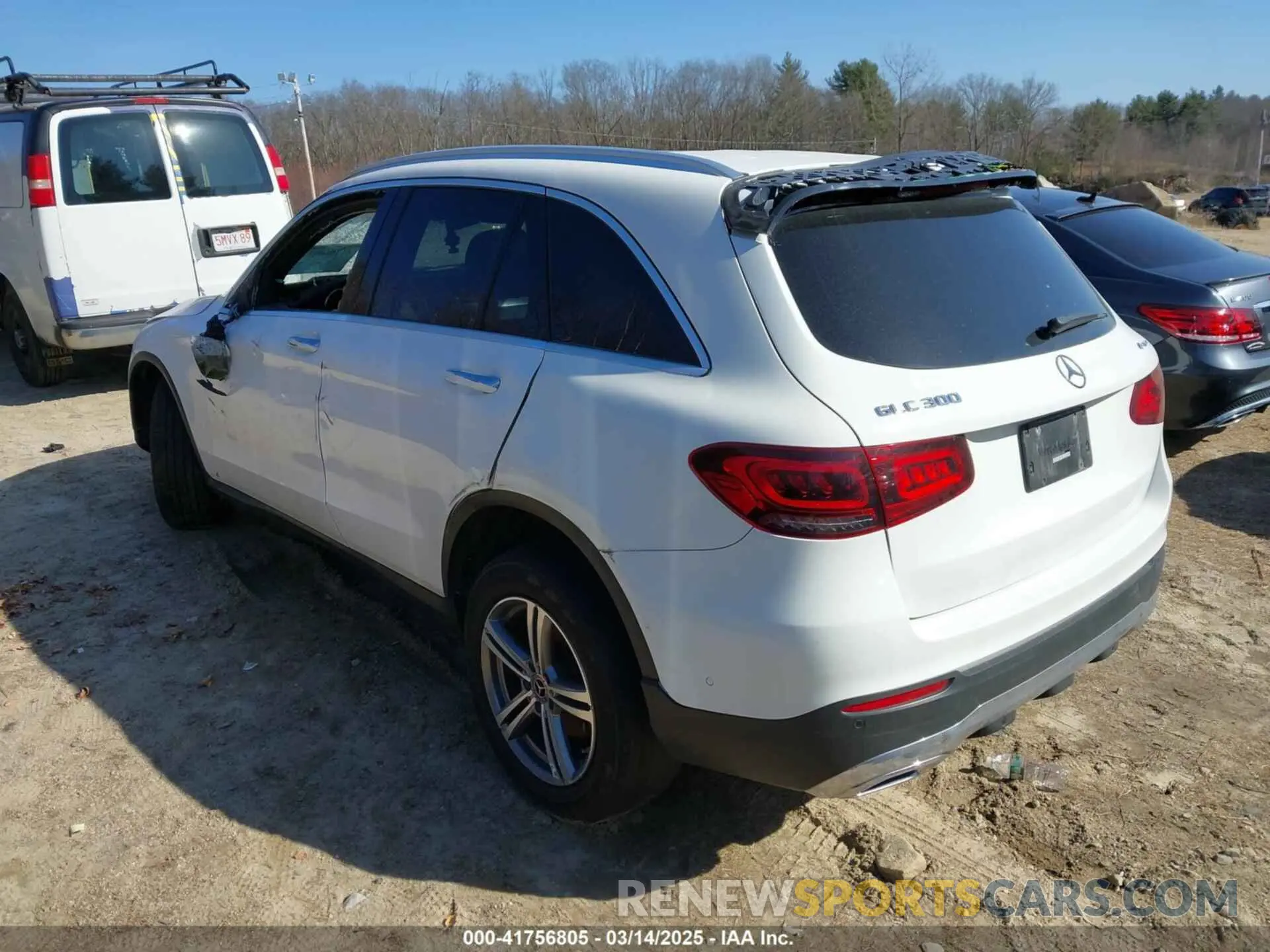 3 Photograph of a damaged car W1N0G8EB1MV303830 MERCEDES-BENZ GLC 300 2021