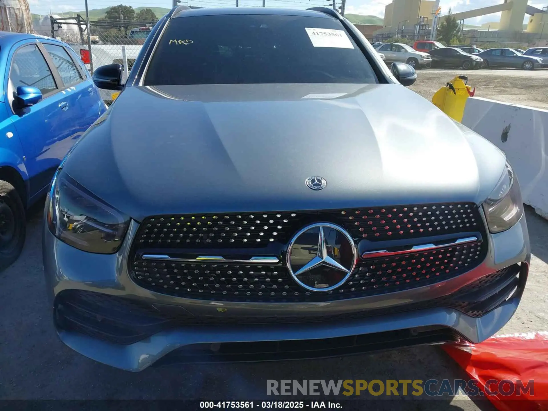 6 Photograph of a damaged car W1N0G8EB2MV283975 MERCEDES-BENZ GLC 300 2021