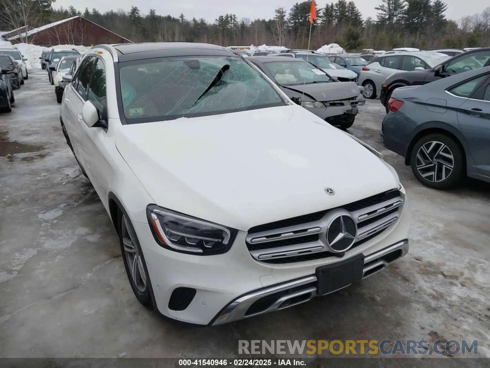 1 Photograph of a damaged car W1N0G8EB3MV301304 MERCEDES-BENZ GLC 300 2021