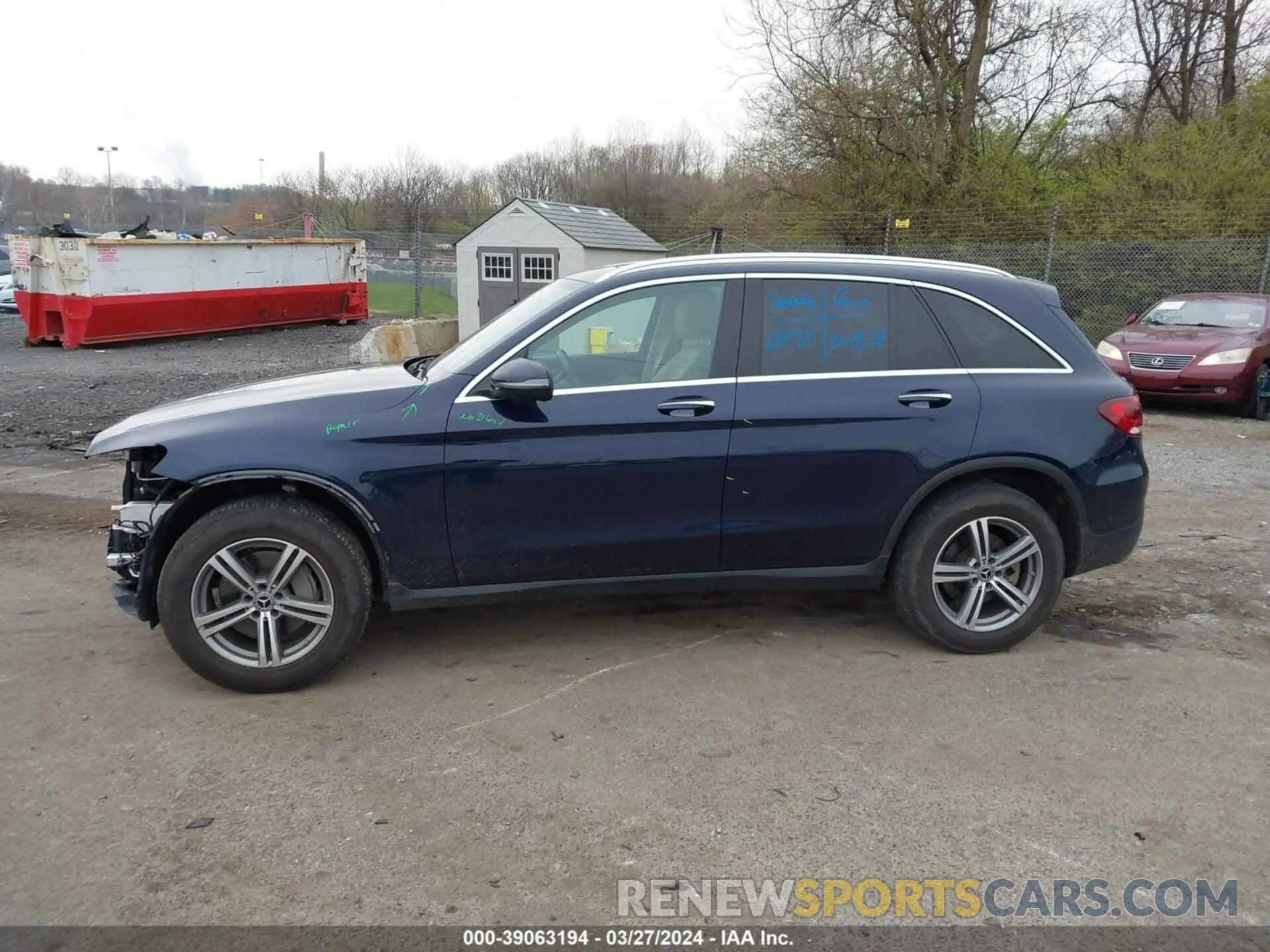14 Photograph of a damaged car W1N0G8EB4MF897159 MERCEDES-BENZ GLC 300 2021