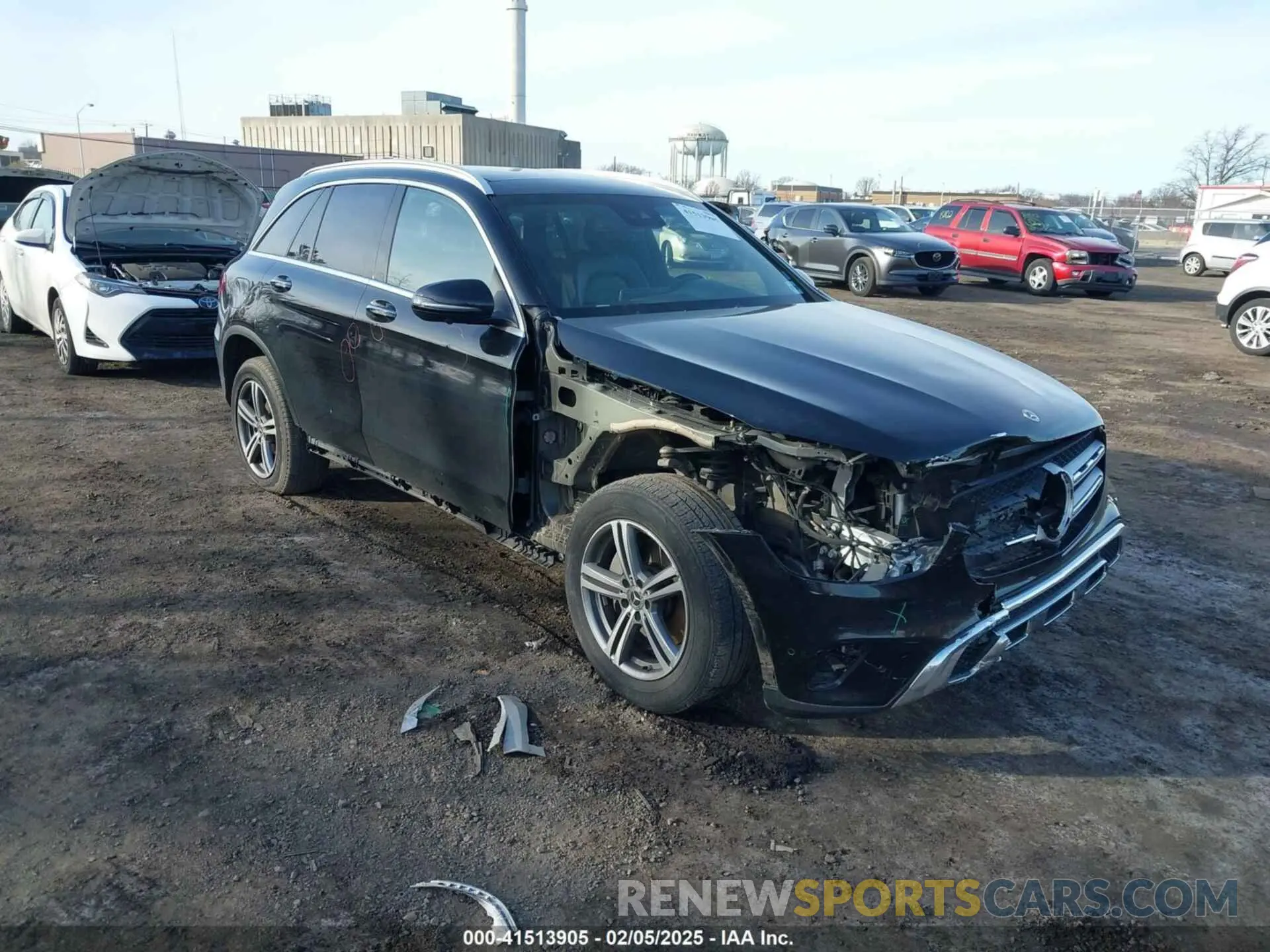 1 Photograph of a damaged car W1N0G8EB4MF923176 MERCEDES-BENZ GLC 300 2021