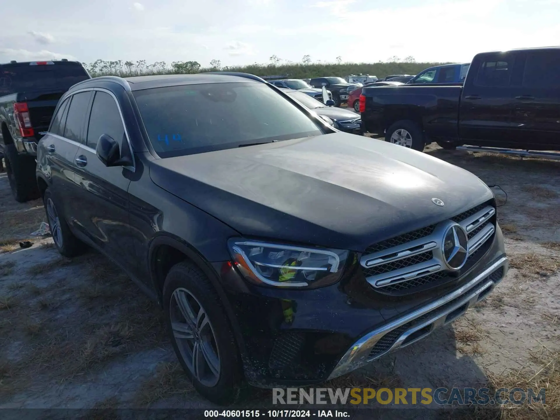 1 Photograph of a damaged car W1N0G8EB6MF976865 MERCEDES-BENZ GLC 300 2021