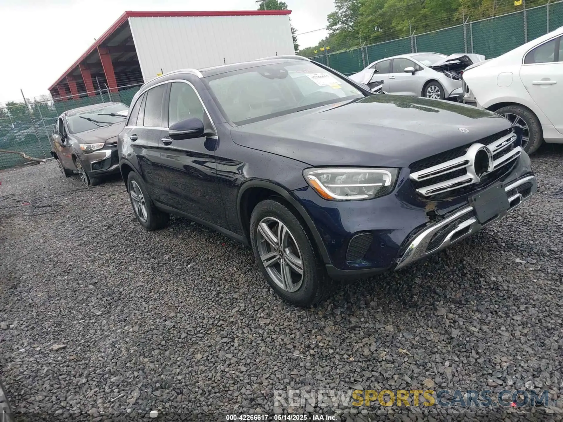 1 Photograph of a damaged car W1N0G8EB7MF919817 MERCEDES-BENZ GLC 300 2021