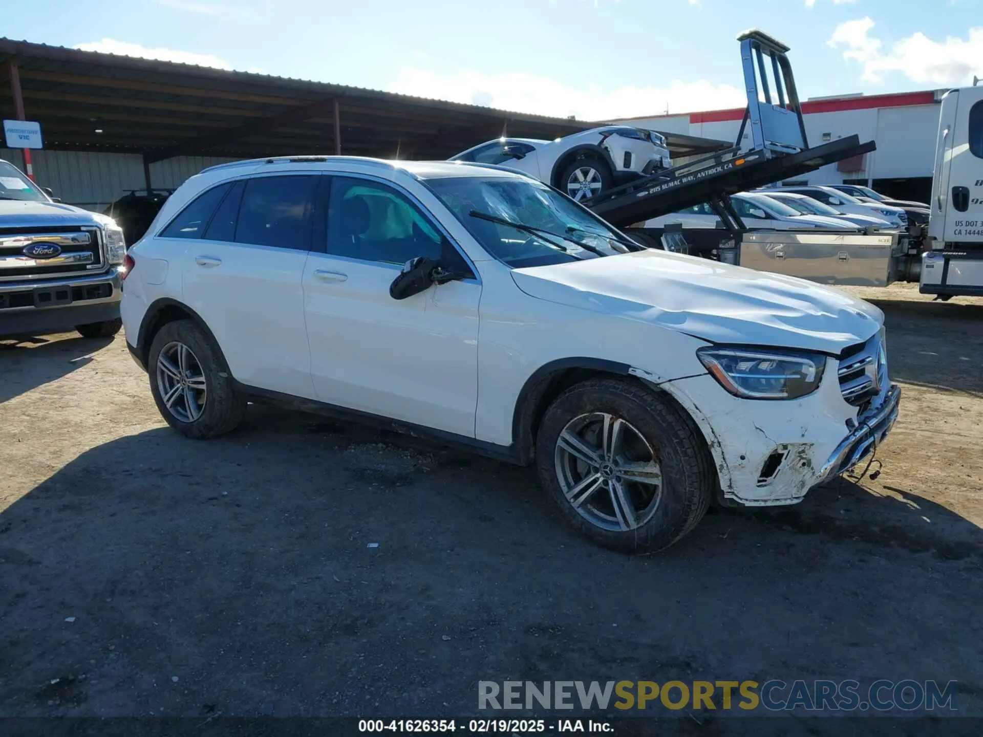 1 Photograph of a damaged car W1N0G8EB8MV308670 MERCEDES-BENZ GLC 300 2021