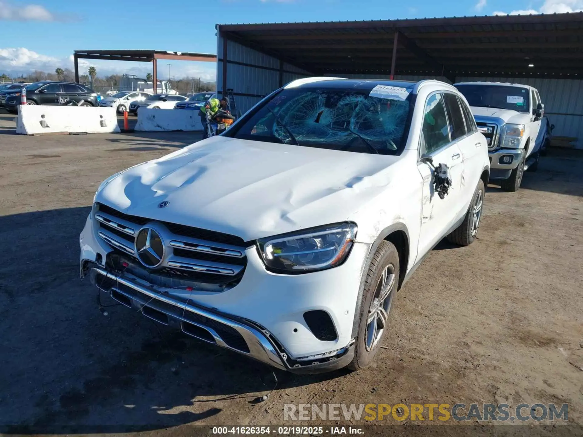 6 Photograph of a damaged car W1N0G8EB8MV308670 MERCEDES-BENZ GLC 300 2021