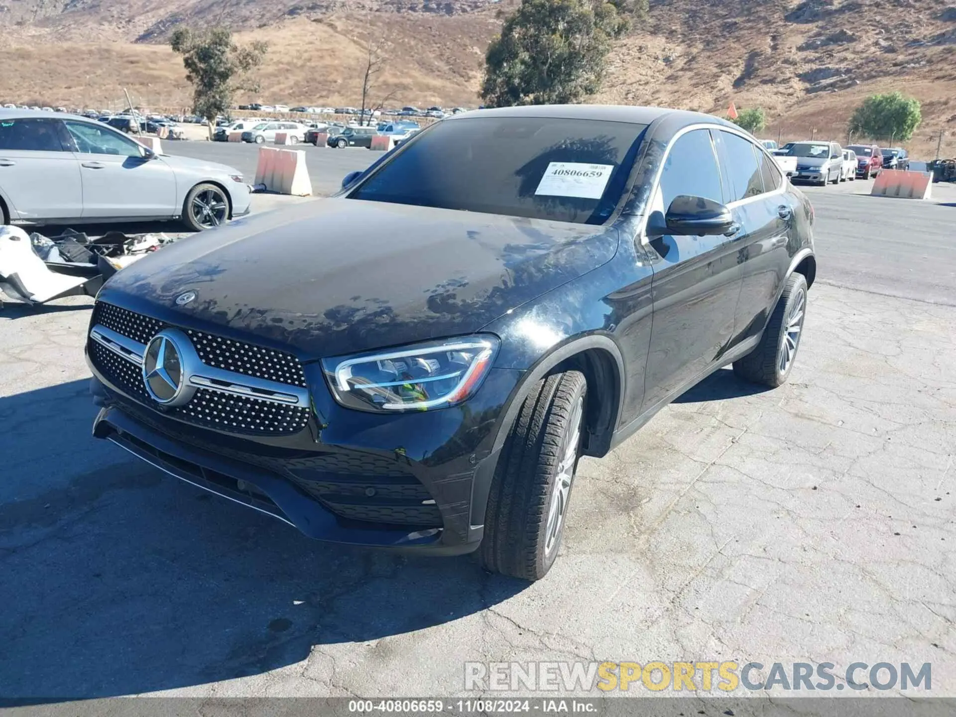 2 Photograph of a damaged car W1N0J8EB1MF926702 MERCEDES-BENZ GLC 300 2021