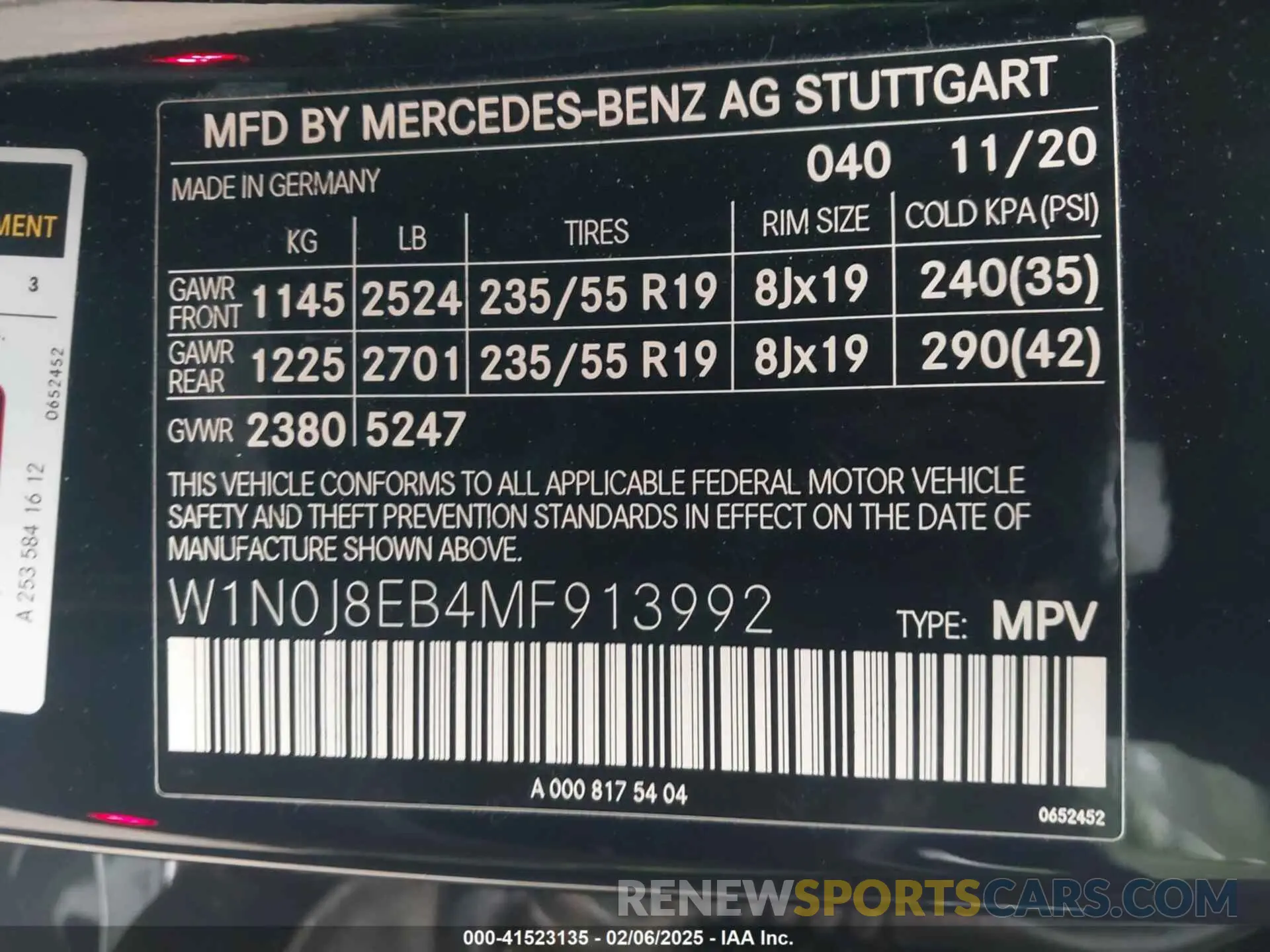 9 Photograph of a damaged car W1N0J8EB4MF913992 MERCEDES-BENZ GLC 300 2021