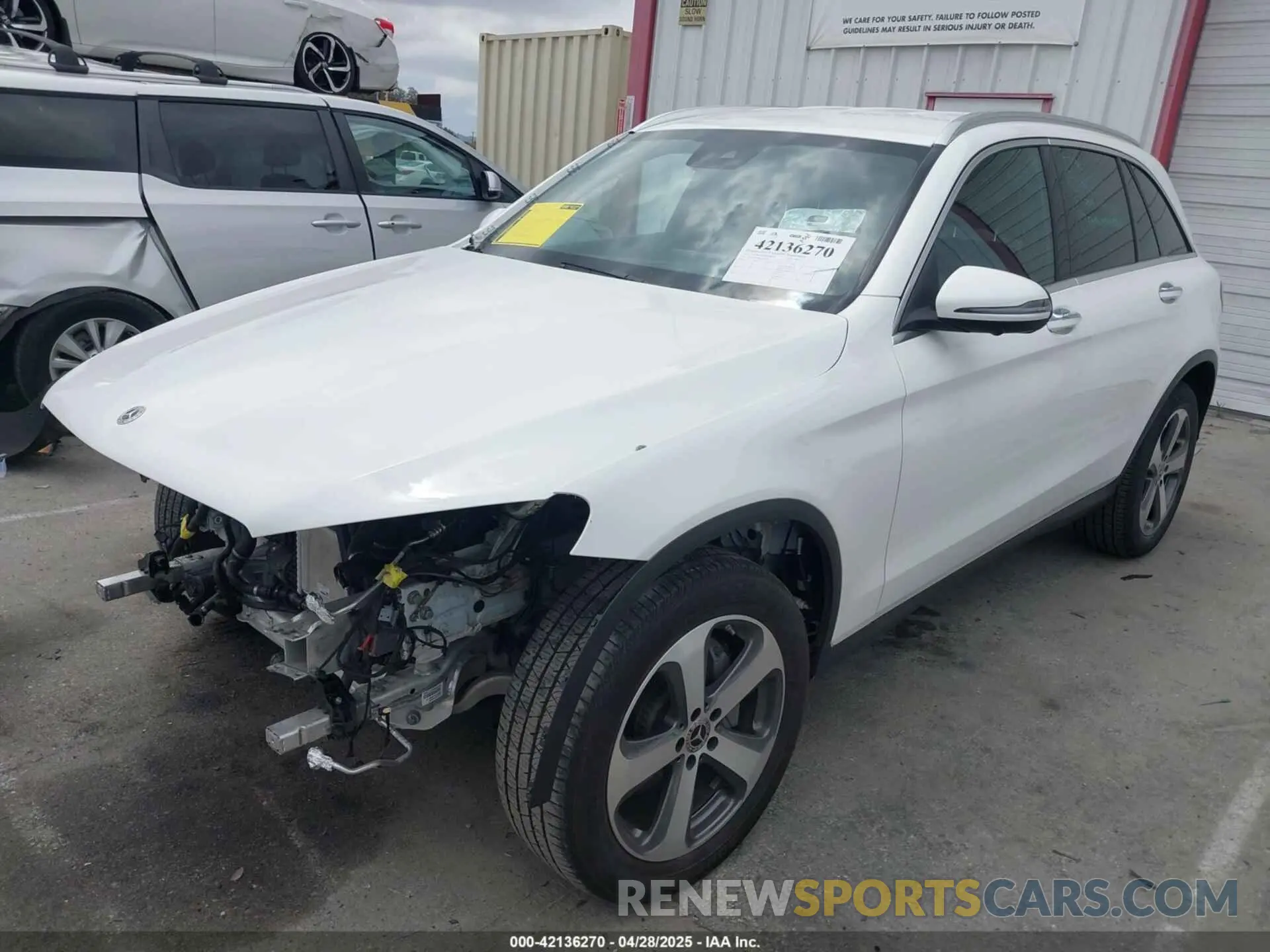 2 Photograph of a damaged car W1N0G8DB0NG080347 MERCEDES-BENZ GLC 300 2022