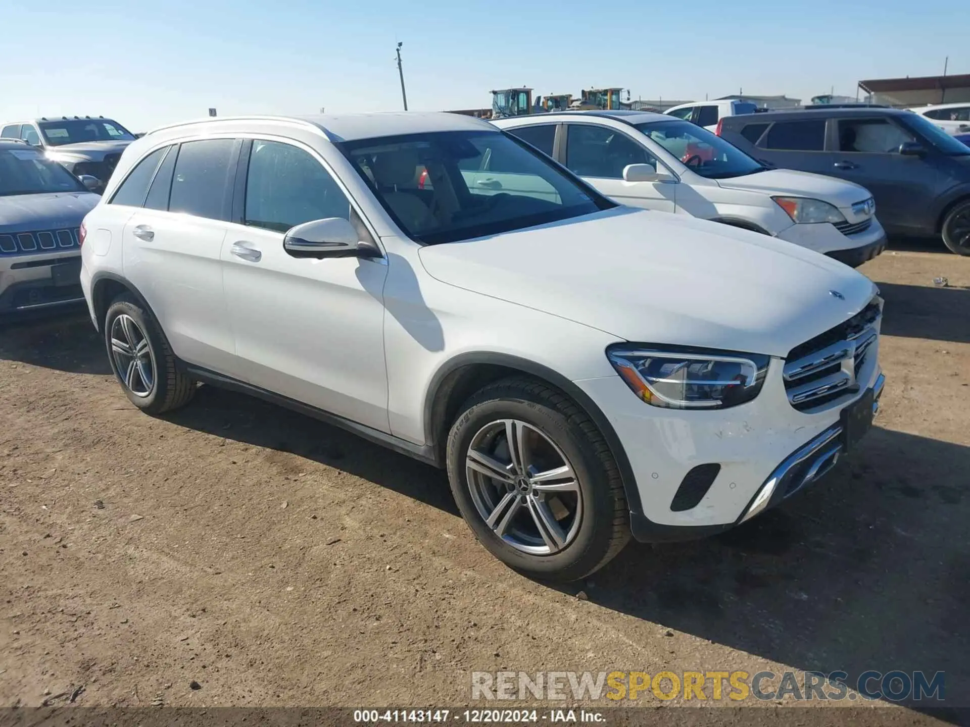 1 Photograph of a damaged car W1N0G8DB0NV333503 MERCEDES-BENZ GLC 300 2022