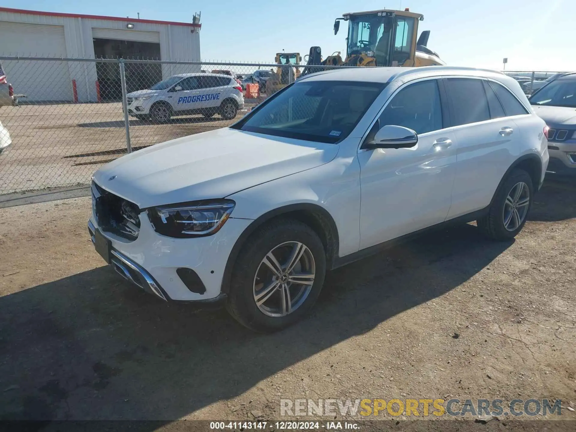 2 Photograph of a damaged car W1N0G8DB0NV333503 MERCEDES-BENZ GLC 300 2022