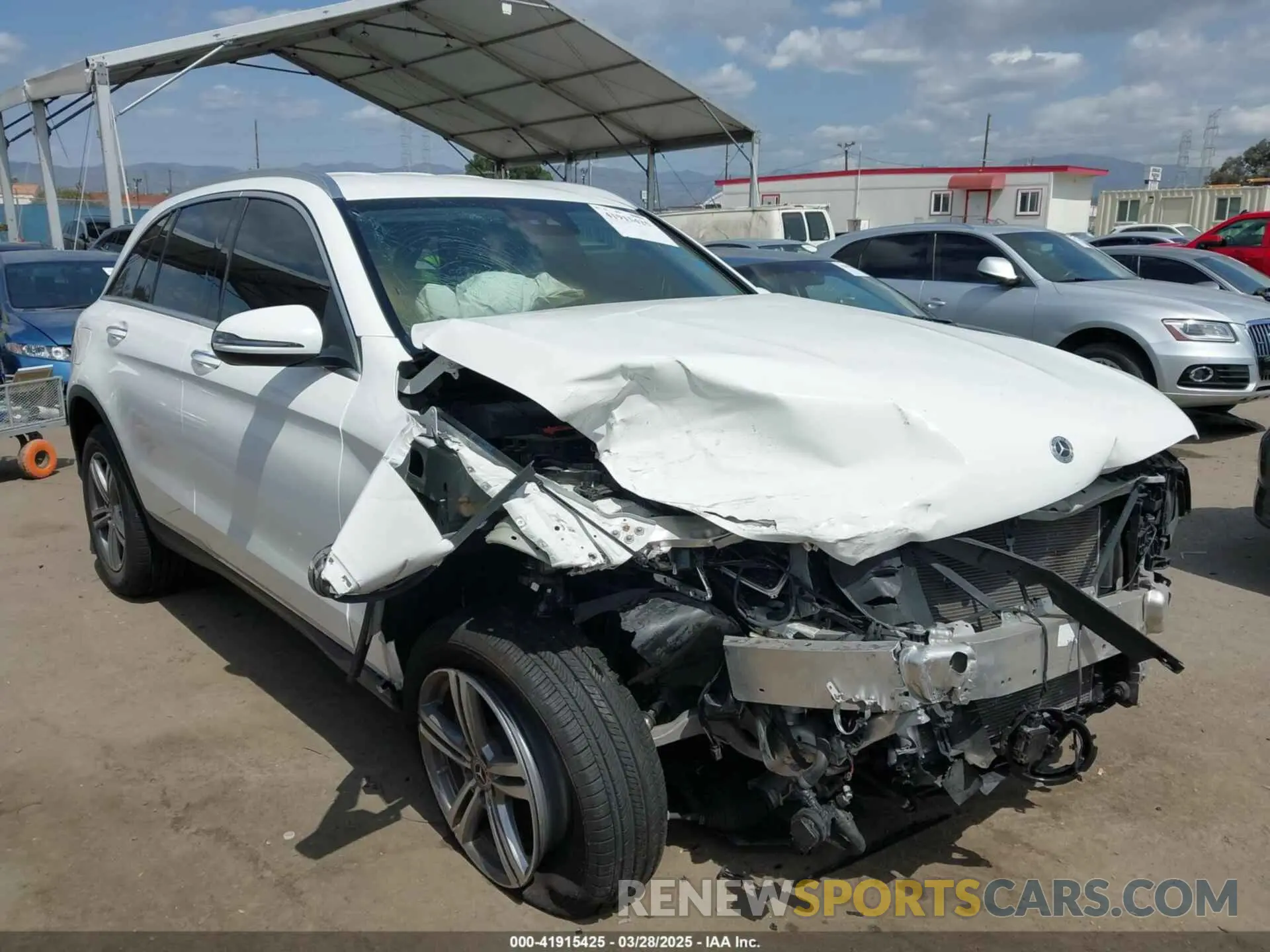 1 Photograph of a damaged car W1N0G8DB0NV344579 MERCEDES-BENZ GLC 300 2022