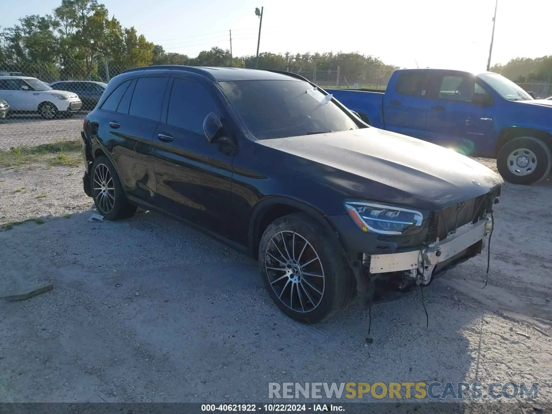 1 Photograph of a damaged car W1N0G8DB2NG072735 MERCEDES-BENZ GLC 300 2022