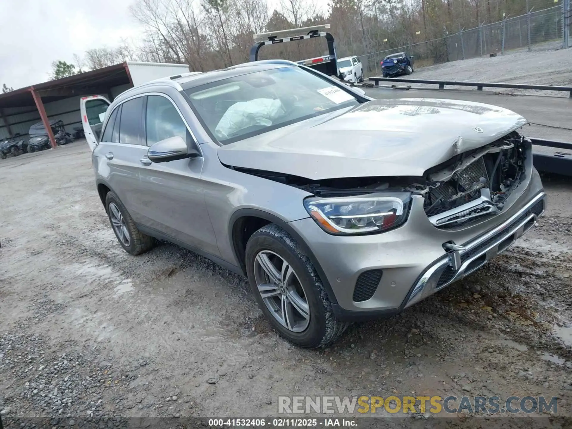 1 Photograph of a damaged car W1N0G8DB2NV333048 MERCEDES-BENZ GLC 300 2022