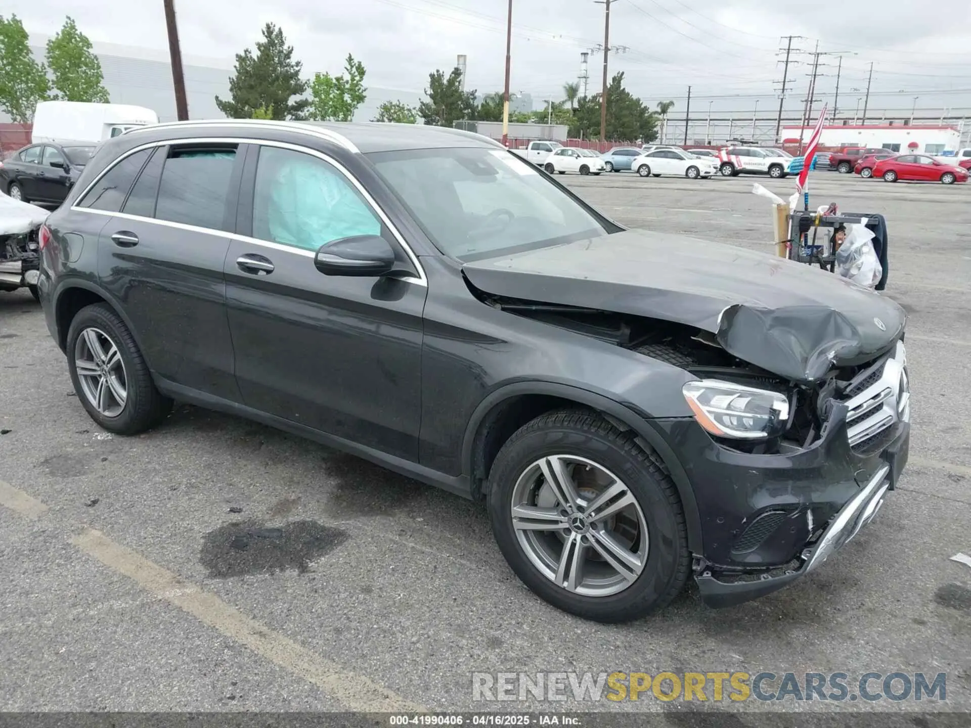 1 Photograph of a damaged car W1N0G8DB2NV379236 MERCEDES-BENZ GLC 300 2022