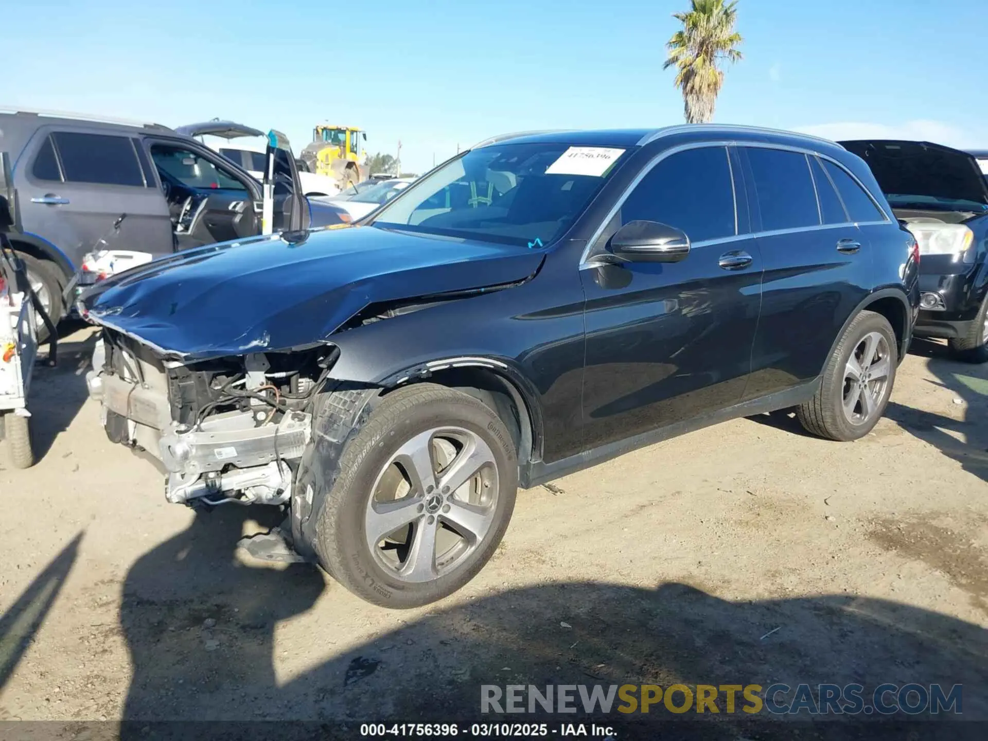 2 Photograph of a damaged car W1N0G8DB4NG054477 MERCEDES-BENZ GLC 300 2022