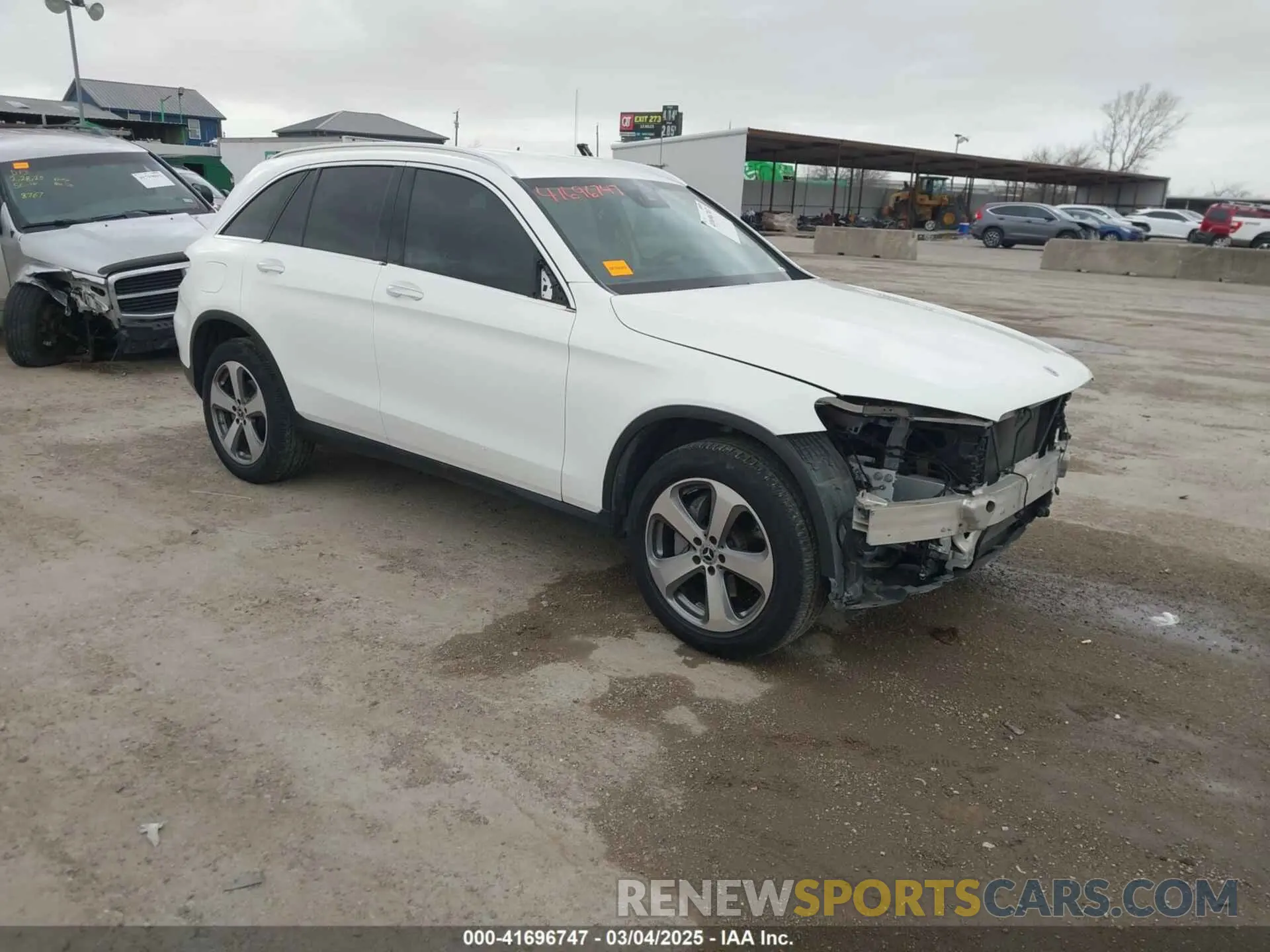 1 Photograph of a damaged car W1N0G8DB5NV398640 MERCEDES-BENZ GLC 300 2022