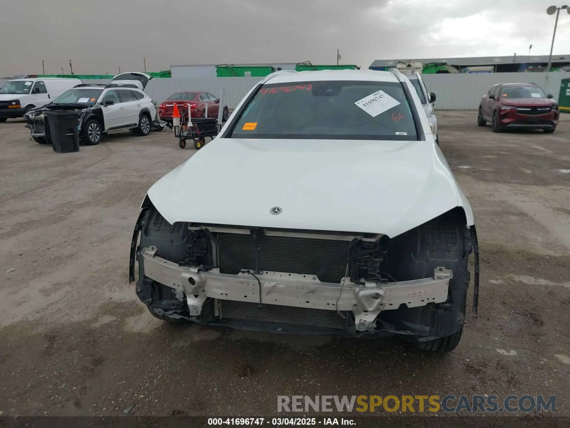 6 Photograph of a damaged car W1N0G8DB5NV398640 MERCEDES-BENZ GLC 300 2022