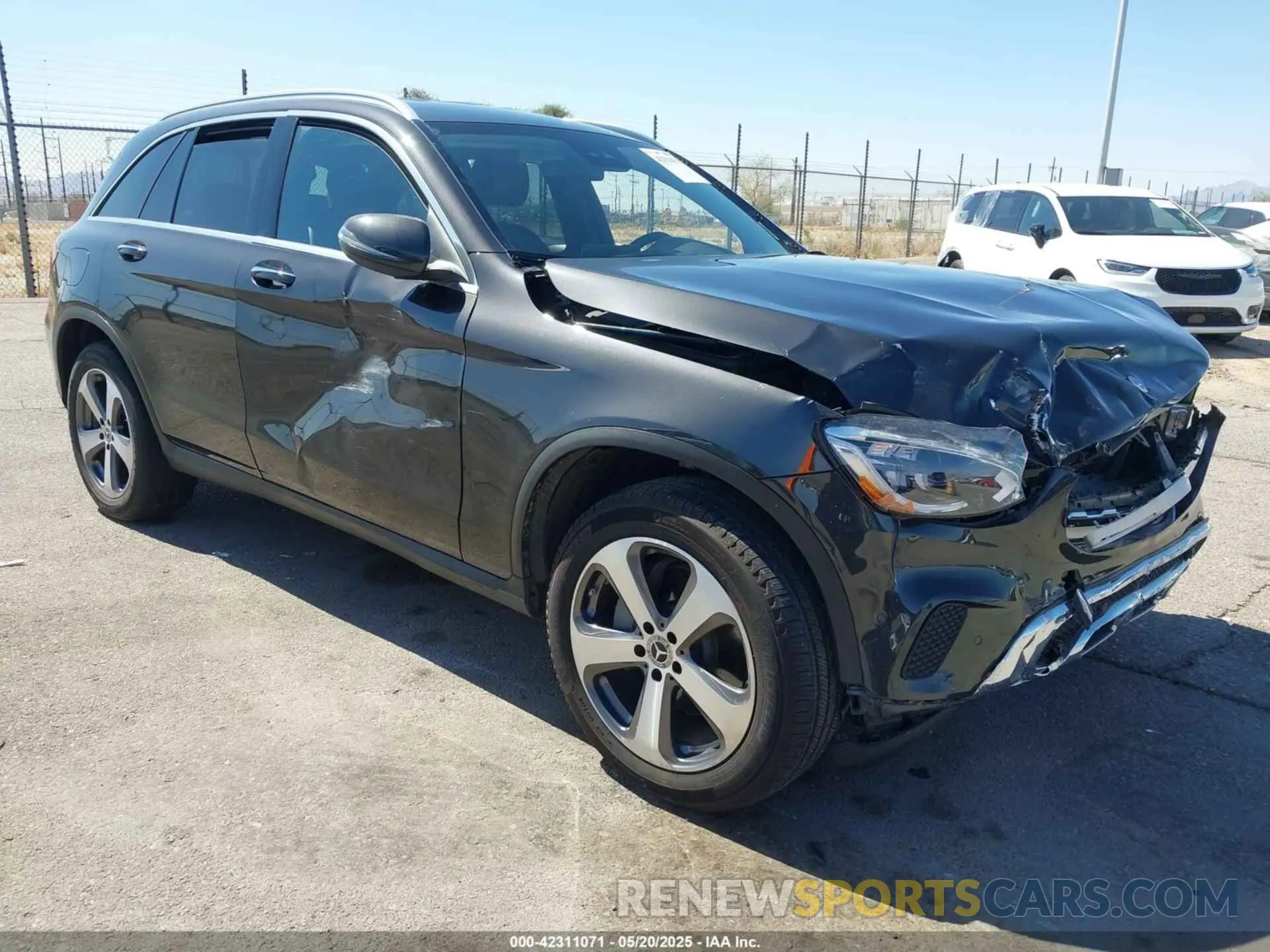 1 Photograph of a damaged car W1N0G8DB7NG112565 MERCEDES-BENZ GLC 300 2022