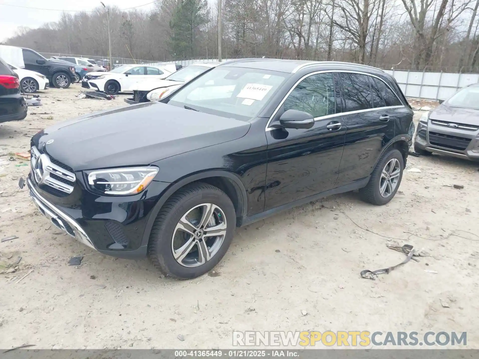 2 Photograph of a damaged car W1N0G8DB8NG111764 MERCEDES-BENZ GLC 300 2022