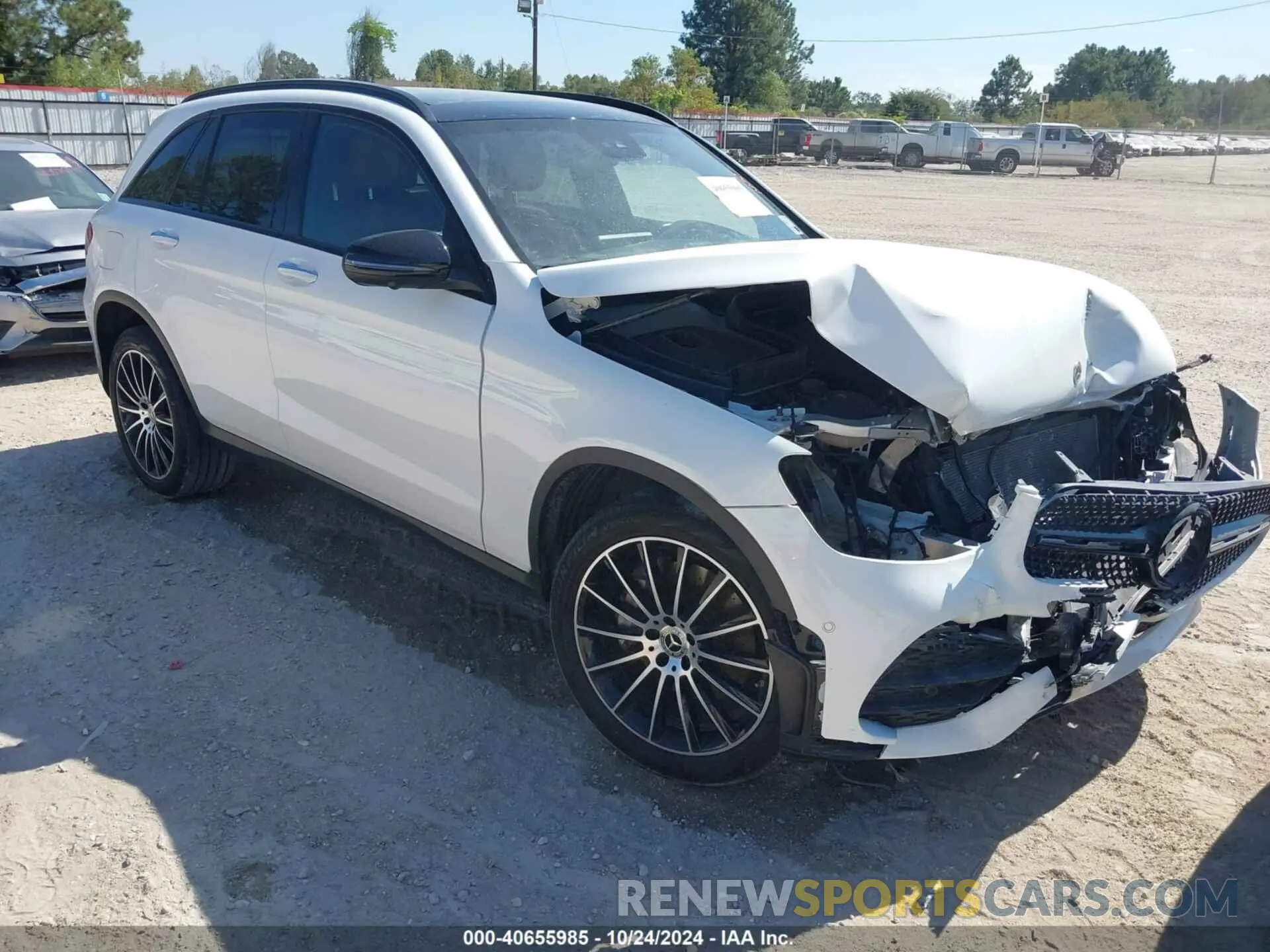 1 Photograph of a damaged car W1N0G8DB8NV353854 MERCEDES-BENZ GLC 300 2022