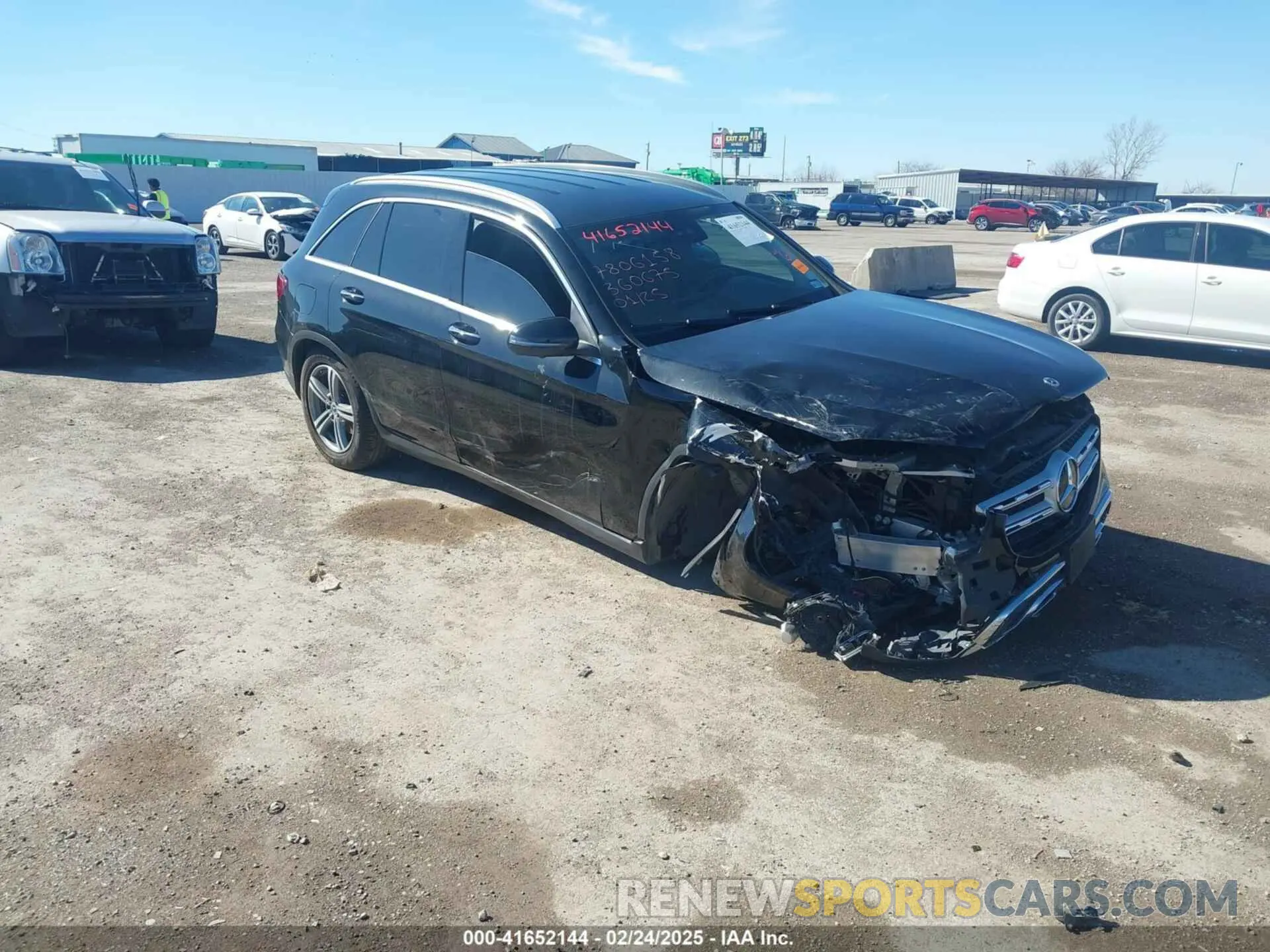 1 Photograph of a damaged car W1N0G8DBXNV360675 MERCEDES-BENZ GLC 300 2022
