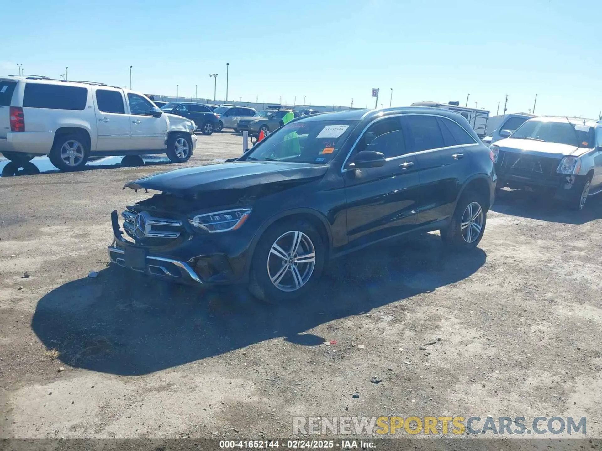 2 Photograph of a damaged car W1N0G8DBXNV360675 MERCEDES-BENZ GLC 300 2022