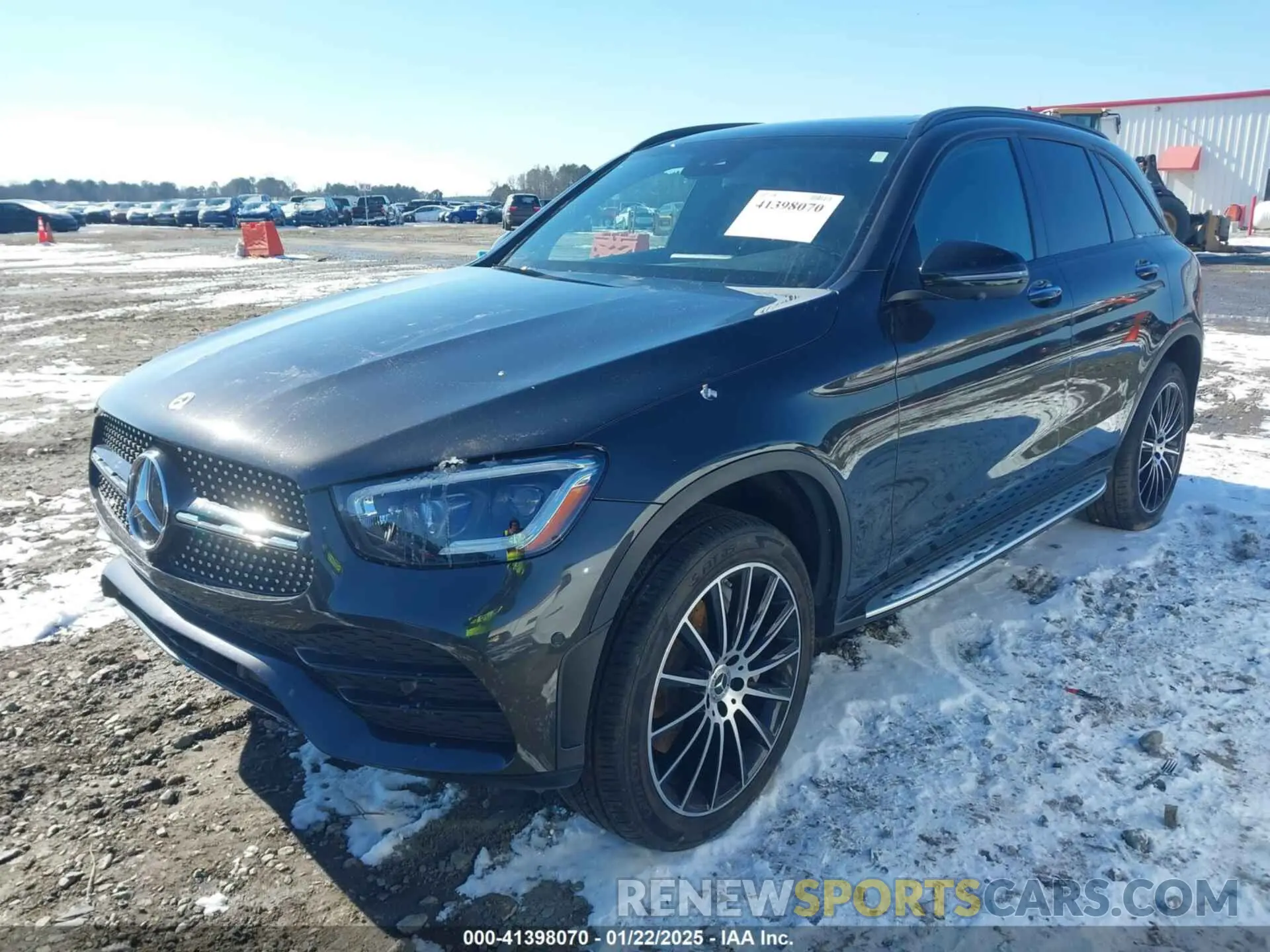 2 Photograph of a damaged car W1N0G8DBXNV365522 MERCEDES-BENZ GLC 300 2022