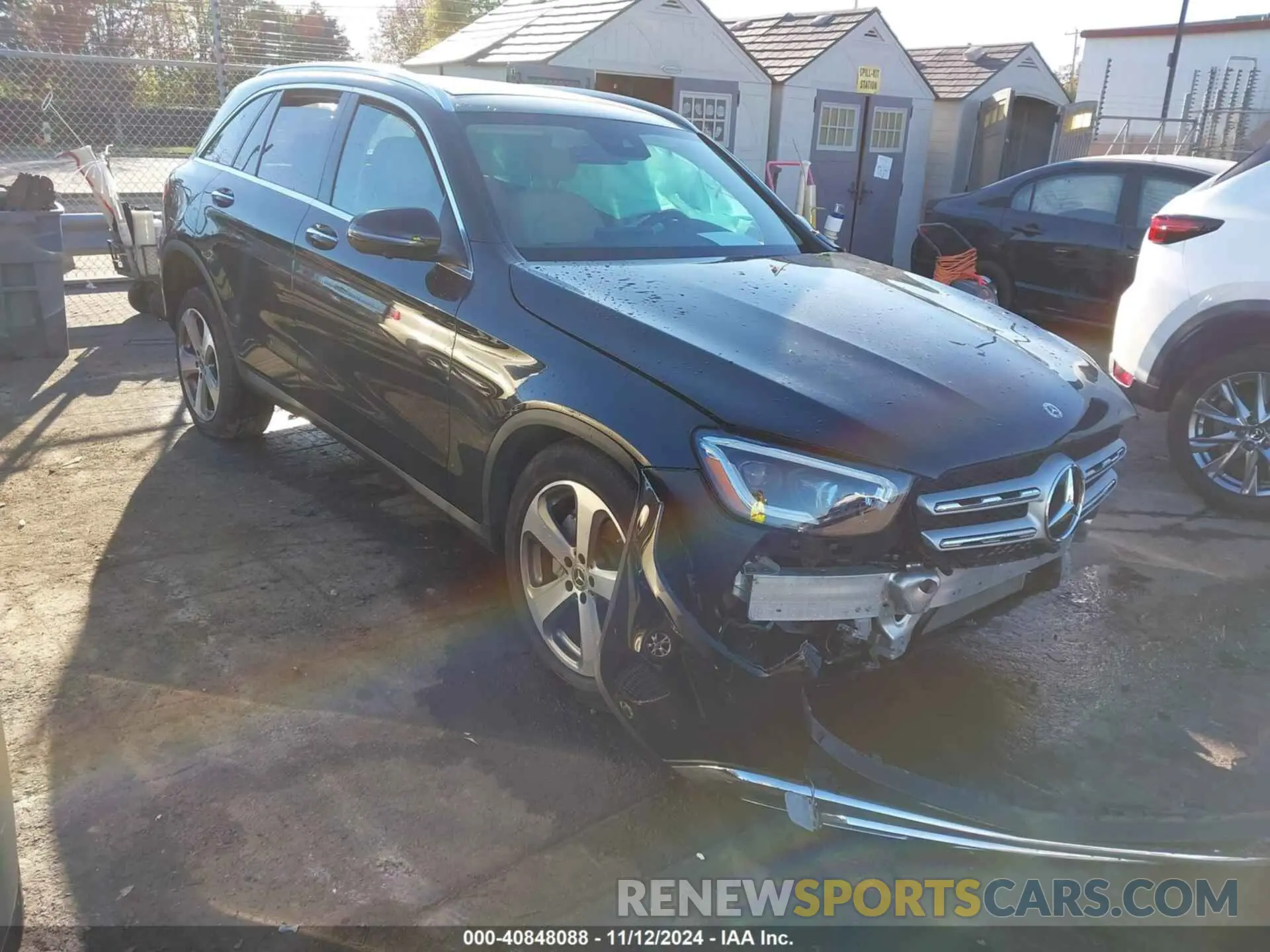 1 Photograph of a damaged car W1N0G8EB0NV392016 MERCEDES-BENZ GLC 300 2022