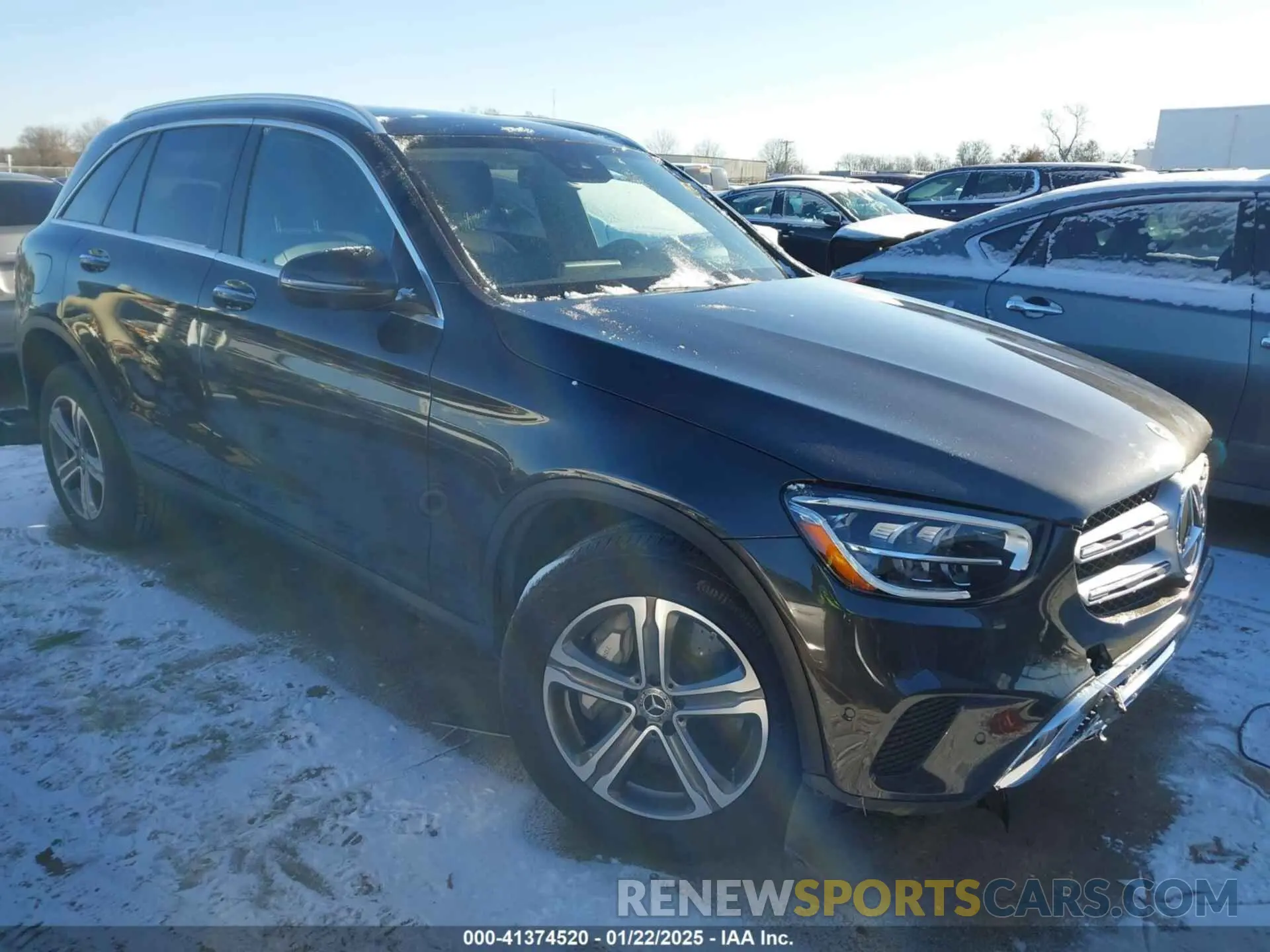 1 Photograph of a damaged car W1N0G8EB4NG117821 MERCEDES-BENZ GLC 300 2022