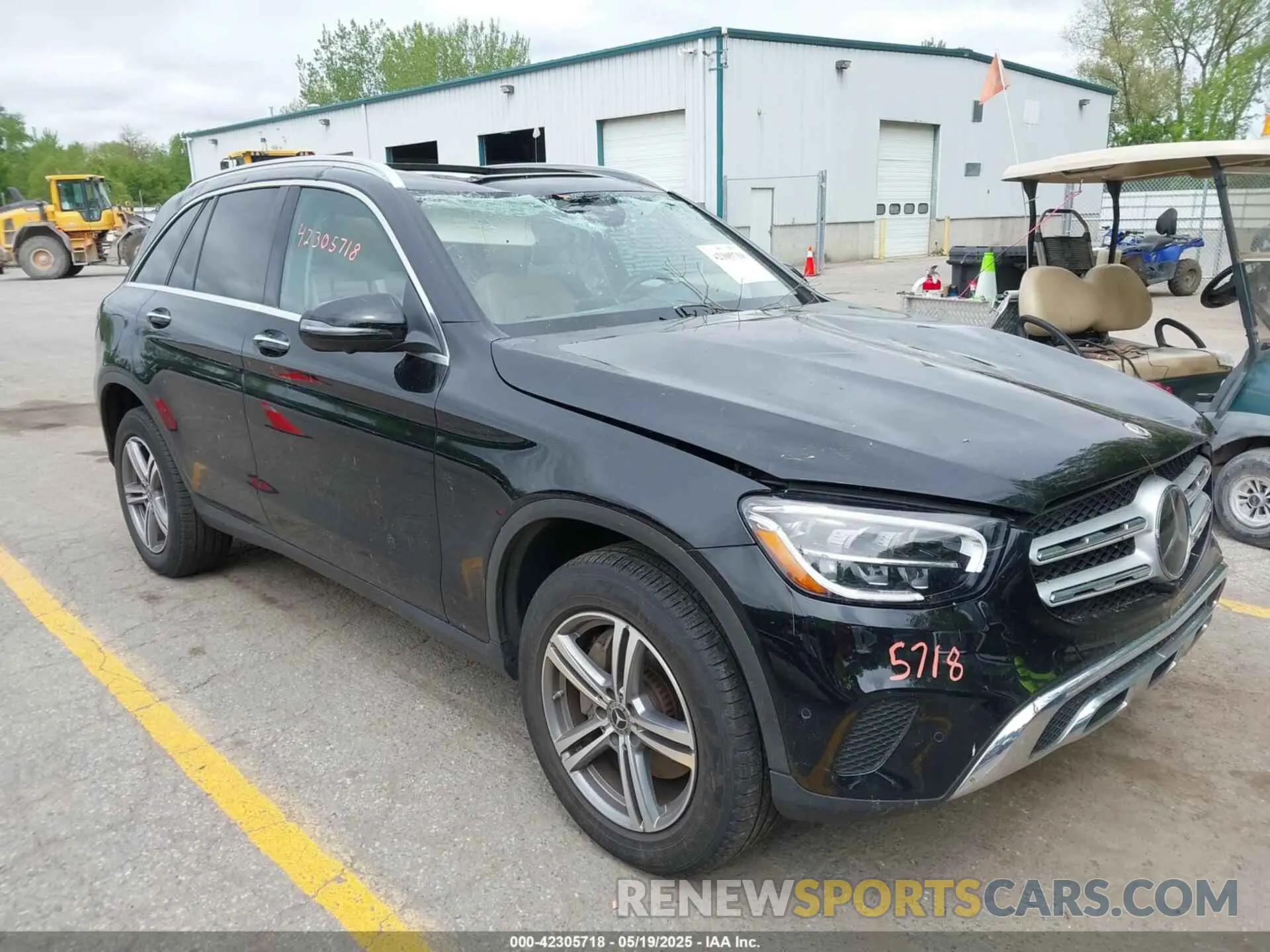 1 Photograph of a damaged car W1N0G8EB5NV389838 MERCEDES-BENZ GLC 300 2022