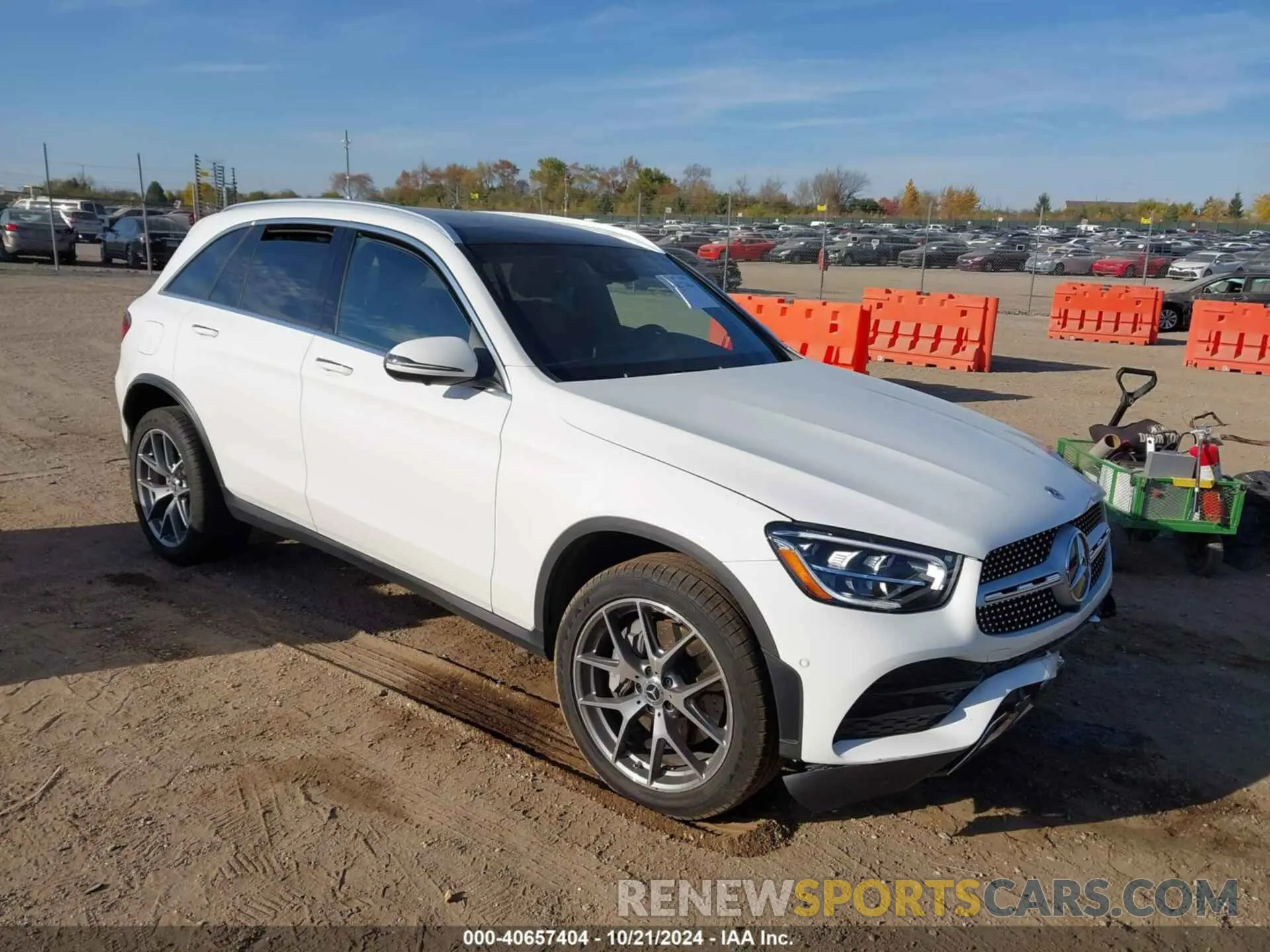 1 Photograph of a damaged car W1N0G8EB7NV389629 MERCEDES-BENZ GLC 300 2022
