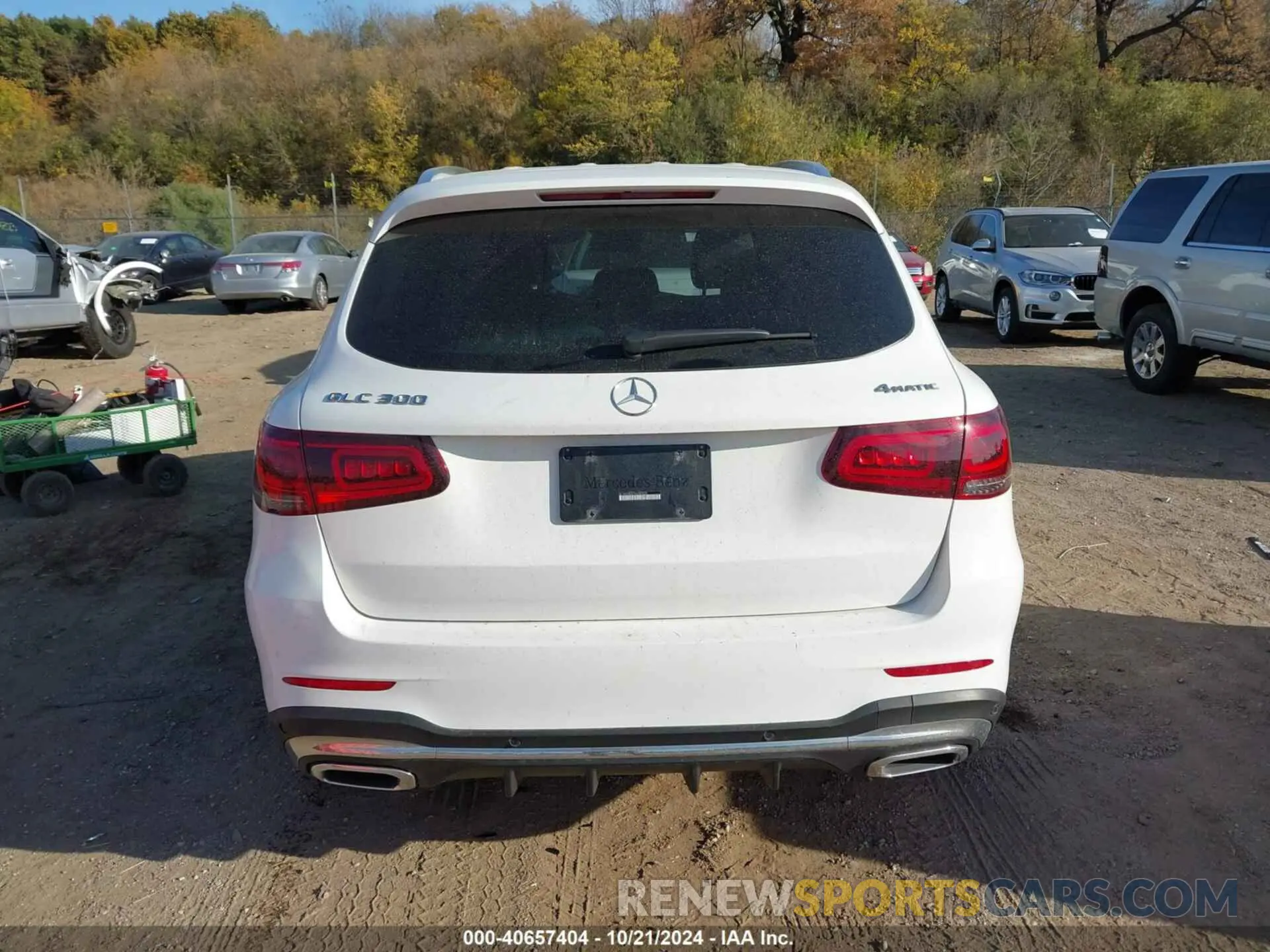 16 Photograph of a damaged car W1N0G8EB7NV389629 MERCEDES-BENZ GLC 300 2022