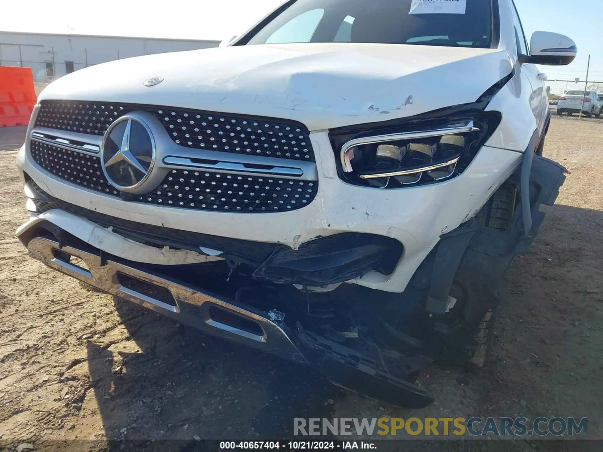 6 Photograph of a damaged car W1N0G8EB7NV389629 MERCEDES-BENZ GLC 300 2022