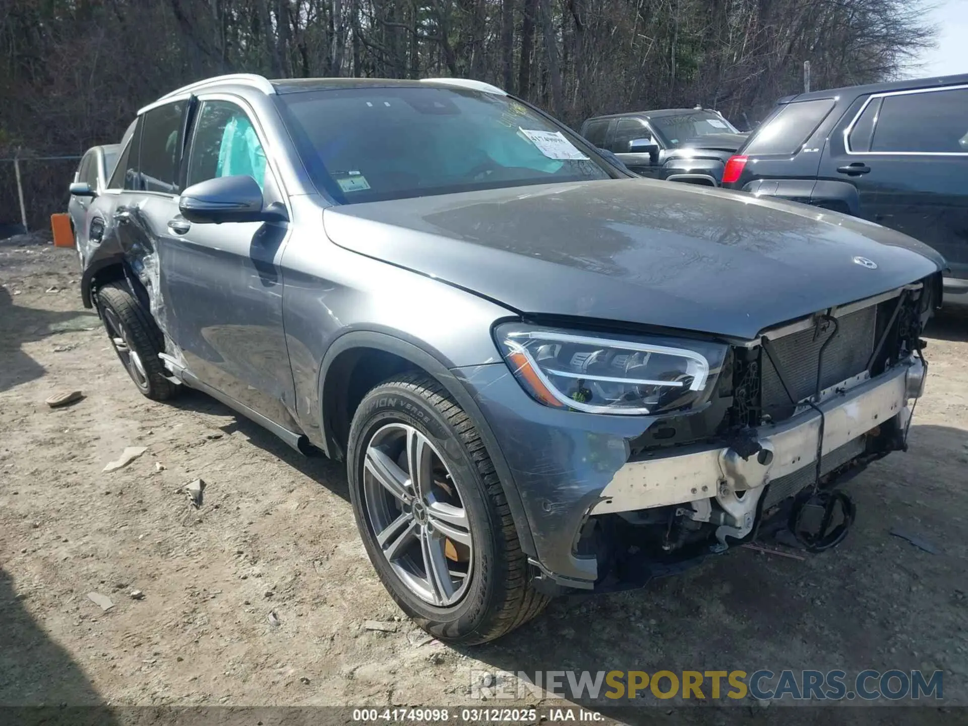 1 Photograph of a damaged car W1N0G8EBXNV333958 MERCEDES-BENZ GLC 300 2022