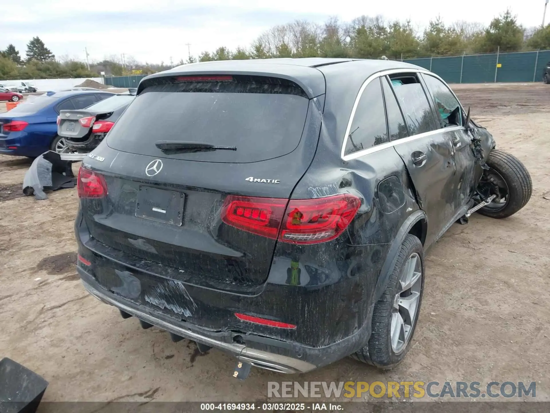 6 Photograph of a damaged car W1N0G8EBXNV395814 MERCEDES-BENZ GLC 300 2022