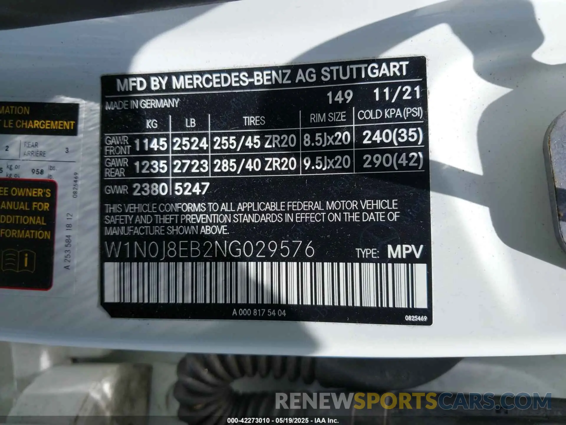 9 Photograph of a damaged car W1N0J8EB2NG029576 MERCEDES-BENZ GLC 300 2022