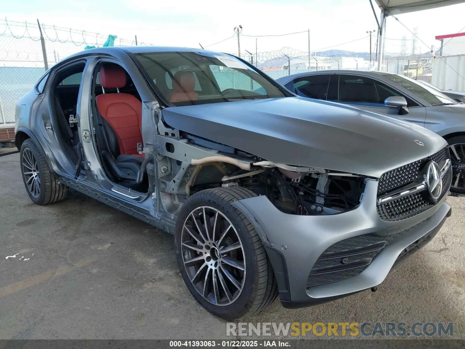 1 Photograph of a damaged car W1N0J8EB8NG037553 MERCEDES-BENZ GLC 300 2022