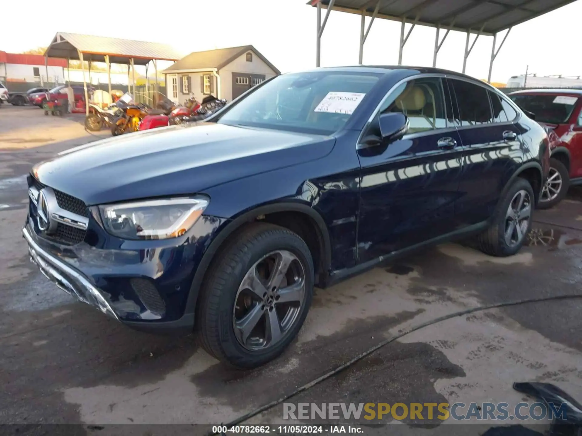 2 Photograph of a damaged car W1N0J8EB1PG163983 MERCEDES-BENZ GLC 300 2023