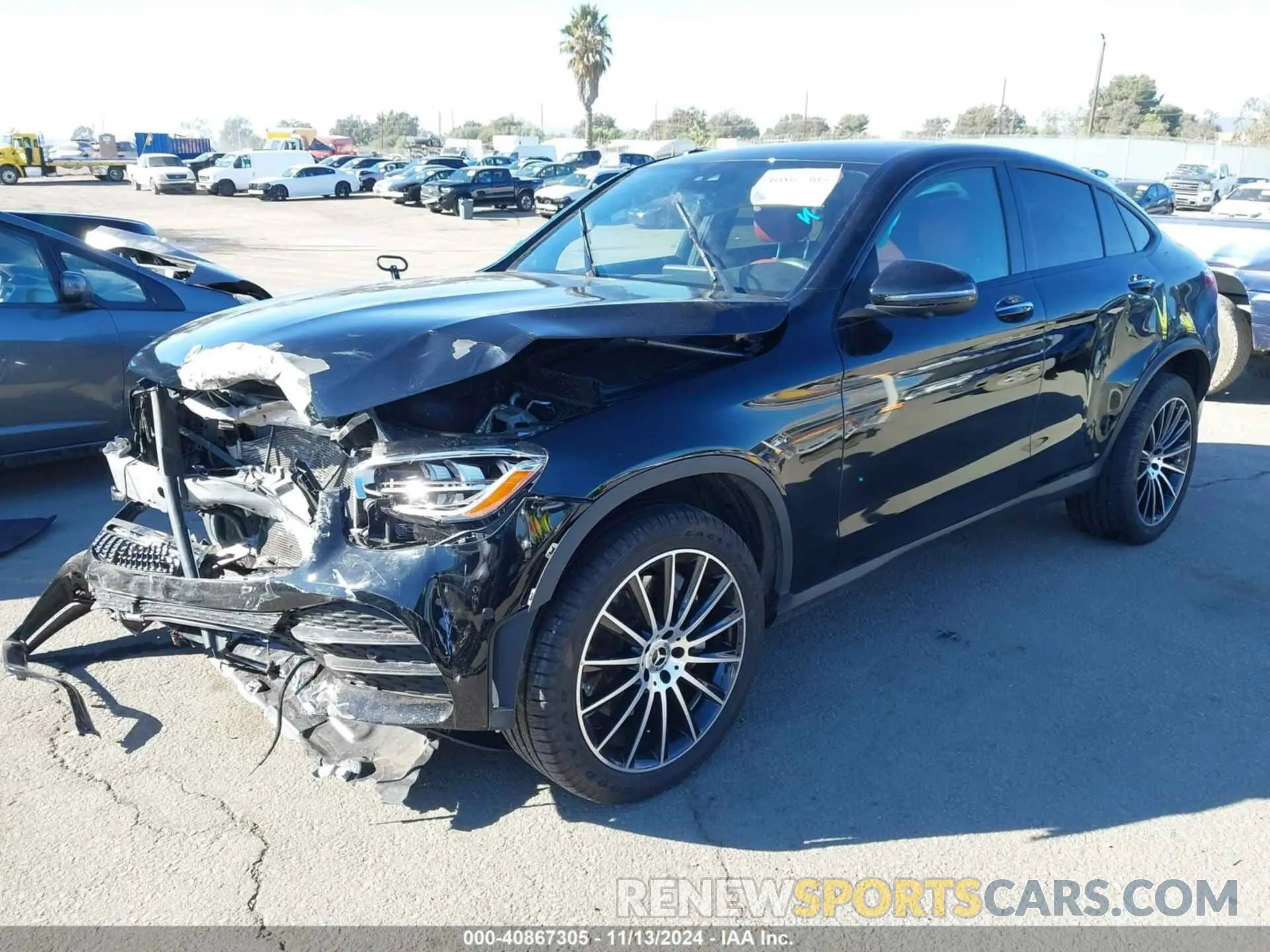 2 Photograph of a damaged car W1N0J8EB4PG136373 MERCEDES-BENZ GLC 300 2023