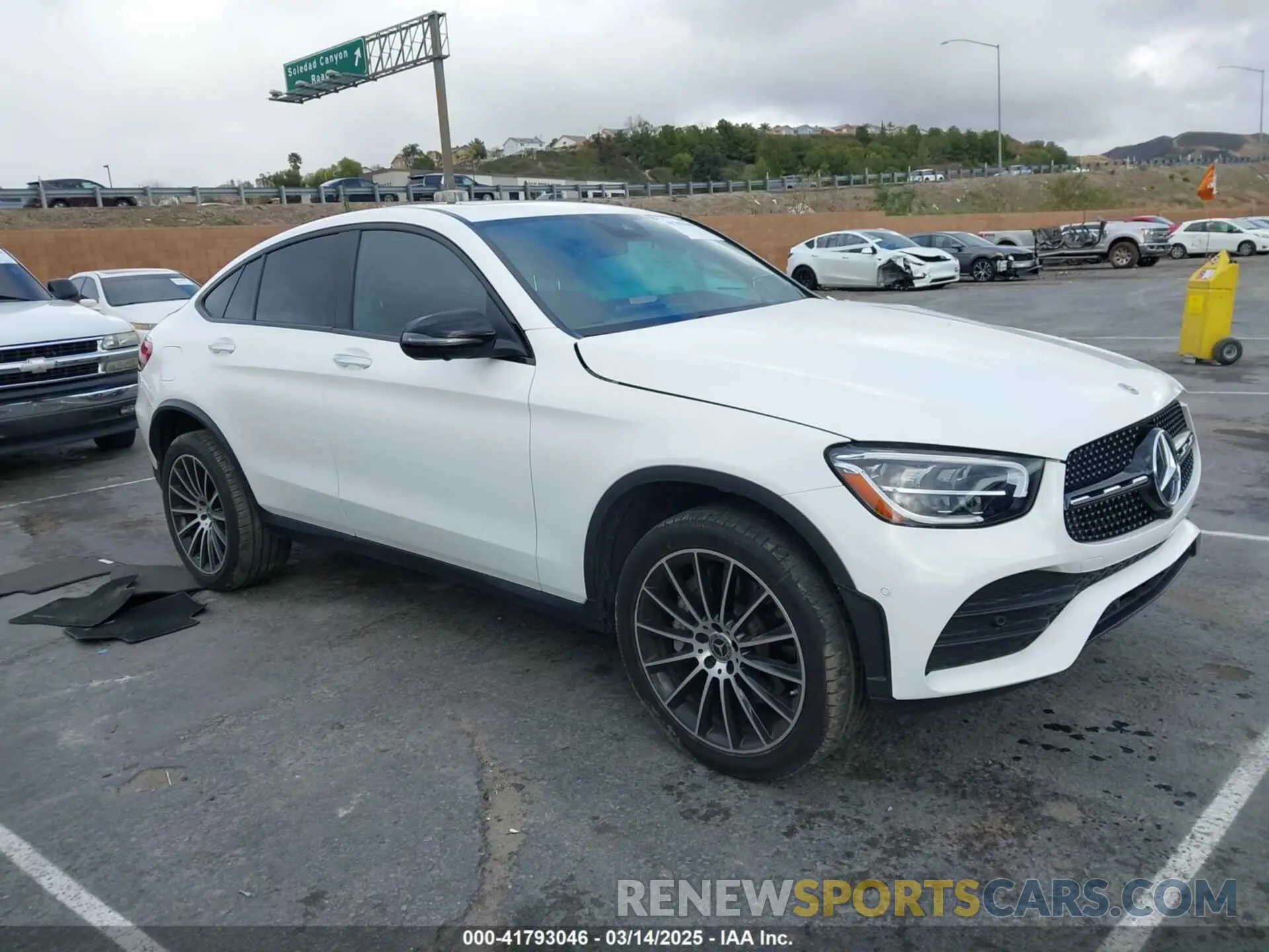 1 Photograph of a damaged car W1N0J8EB8PG144315 MERCEDES-BENZ GLC 300 2023