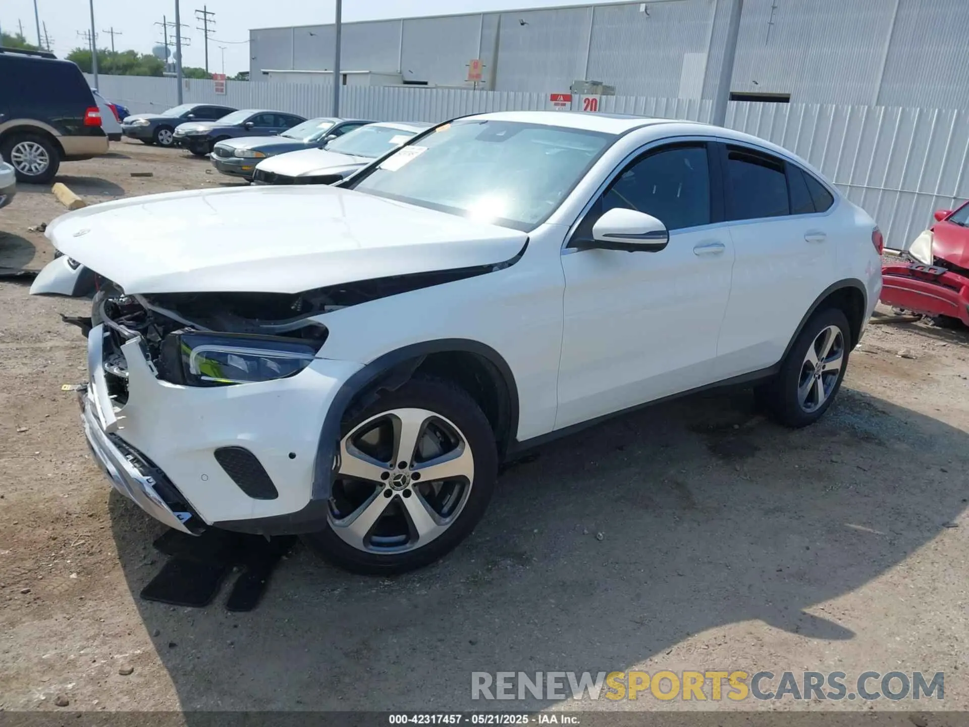 2 Photograph of a damaged car W1N0J8EB9PG166128 MERCEDES-BENZ GLC 300 2023
