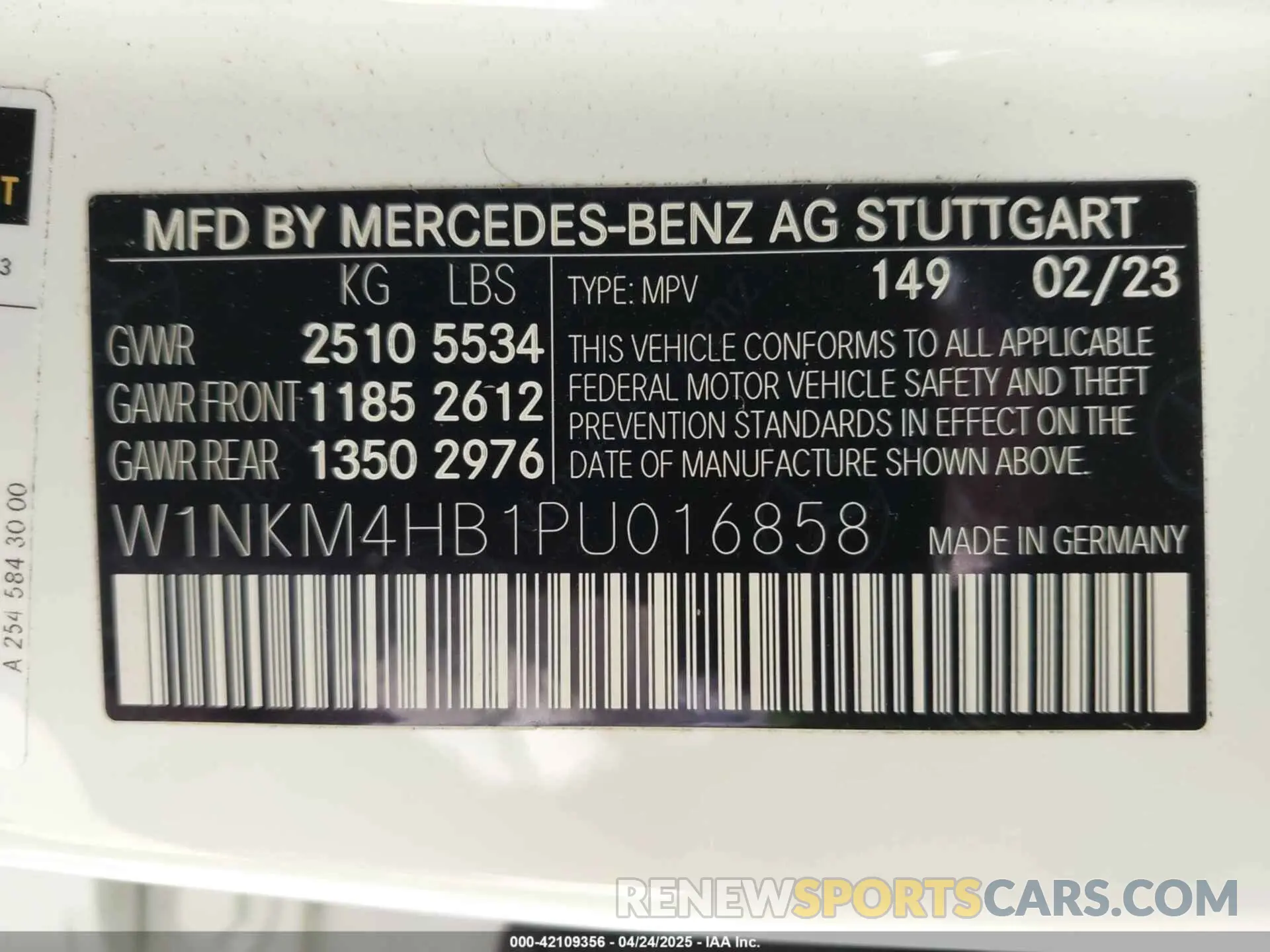 9 Photograph of a damaged car W1NKM4HB1PU016858 MERCEDES-BENZ GLC 300 2023