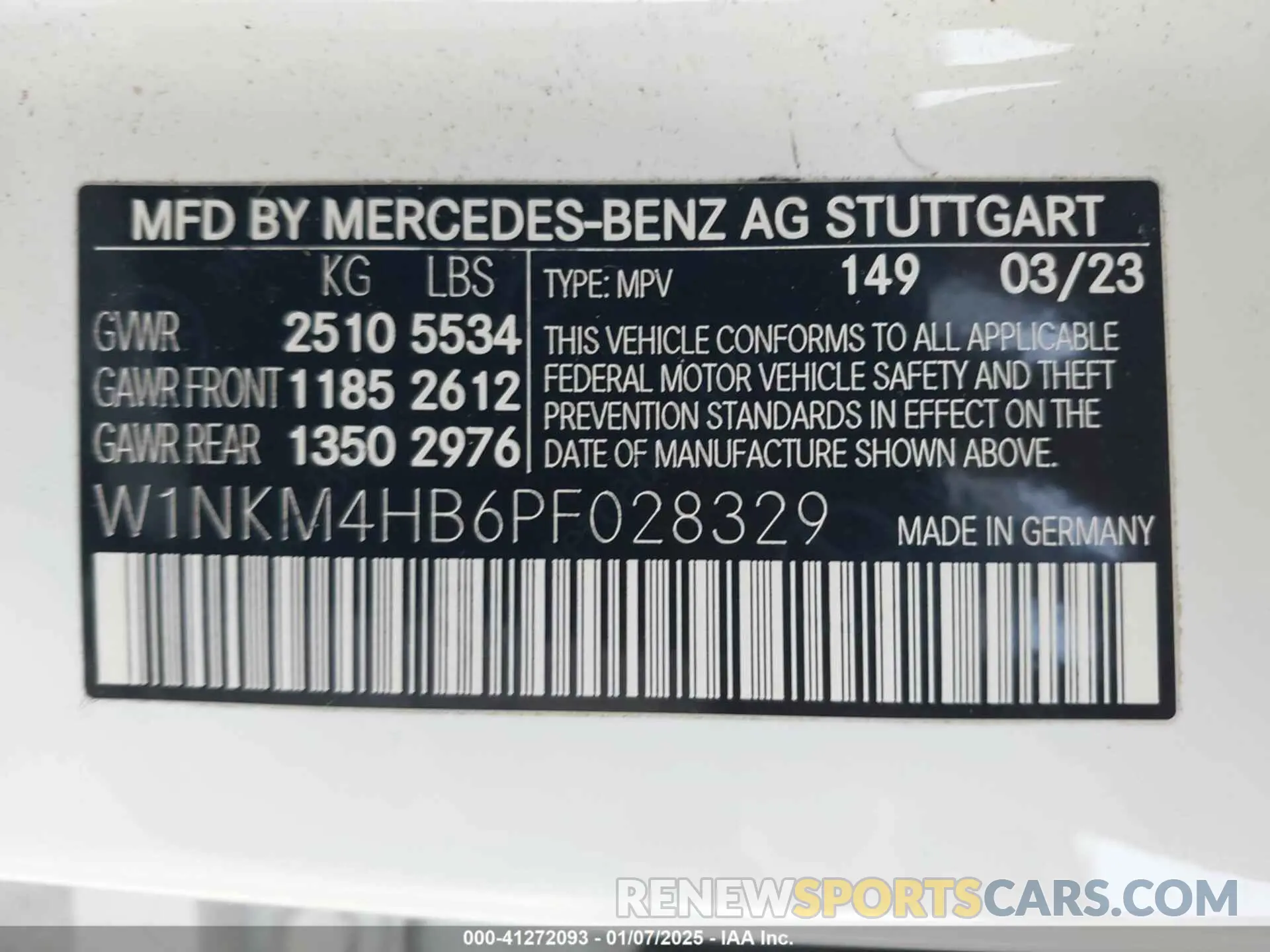 9 Photograph of a damaged car W1NKM4HB6PF028329 MERCEDES-BENZ GLC 300 2023