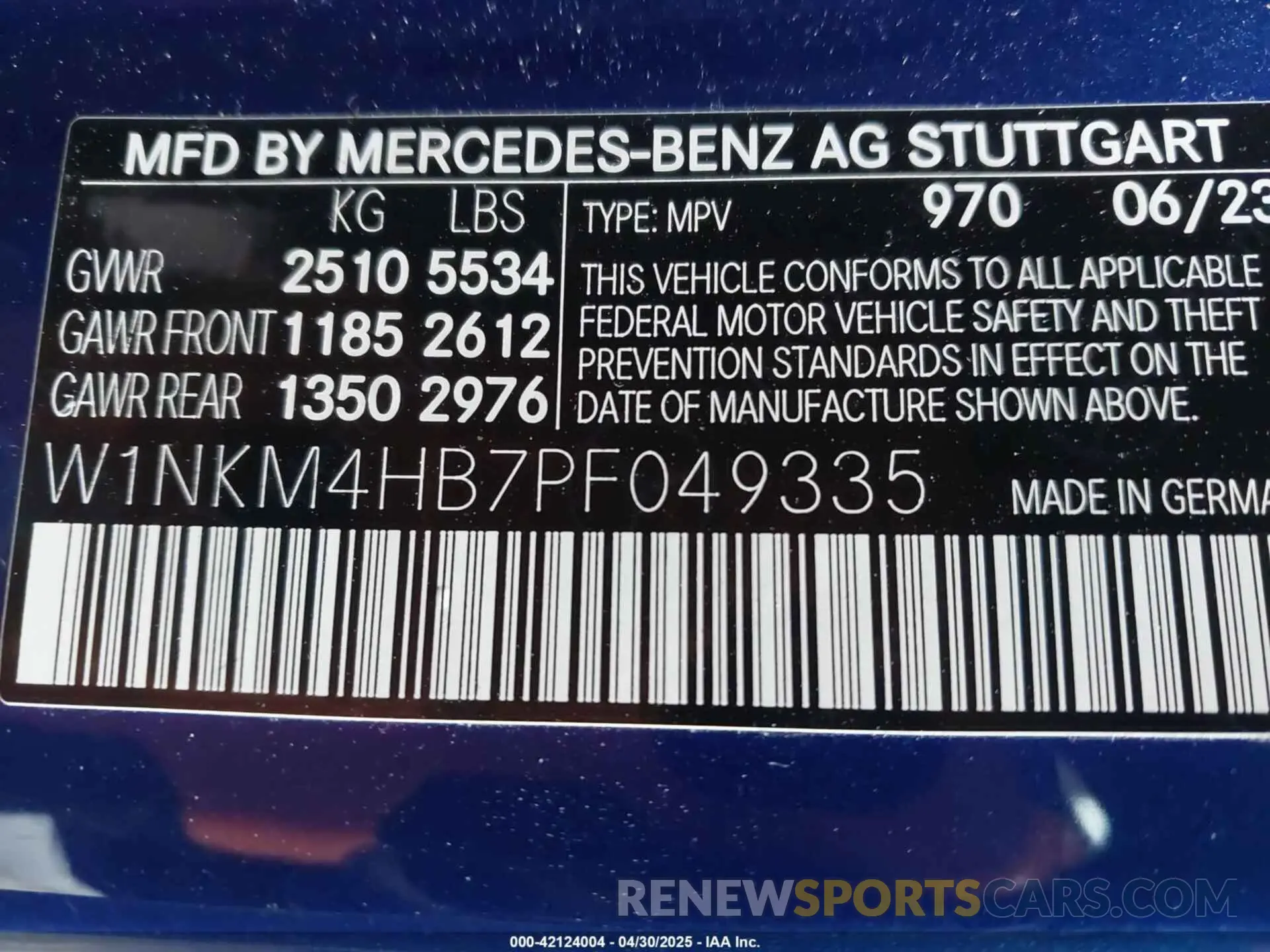 9 Photograph of a damaged car W1NKM4HB7PF049335 MERCEDES-BENZ GLC 300 2023