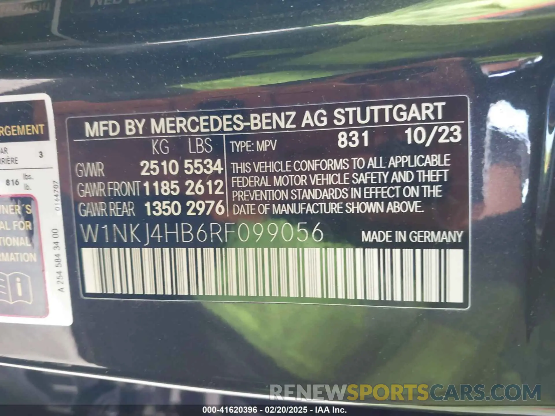 9 Photograph of a damaged car W1NKJ4HB6RF099056 MERCEDES-BENZ GLC 300 2024